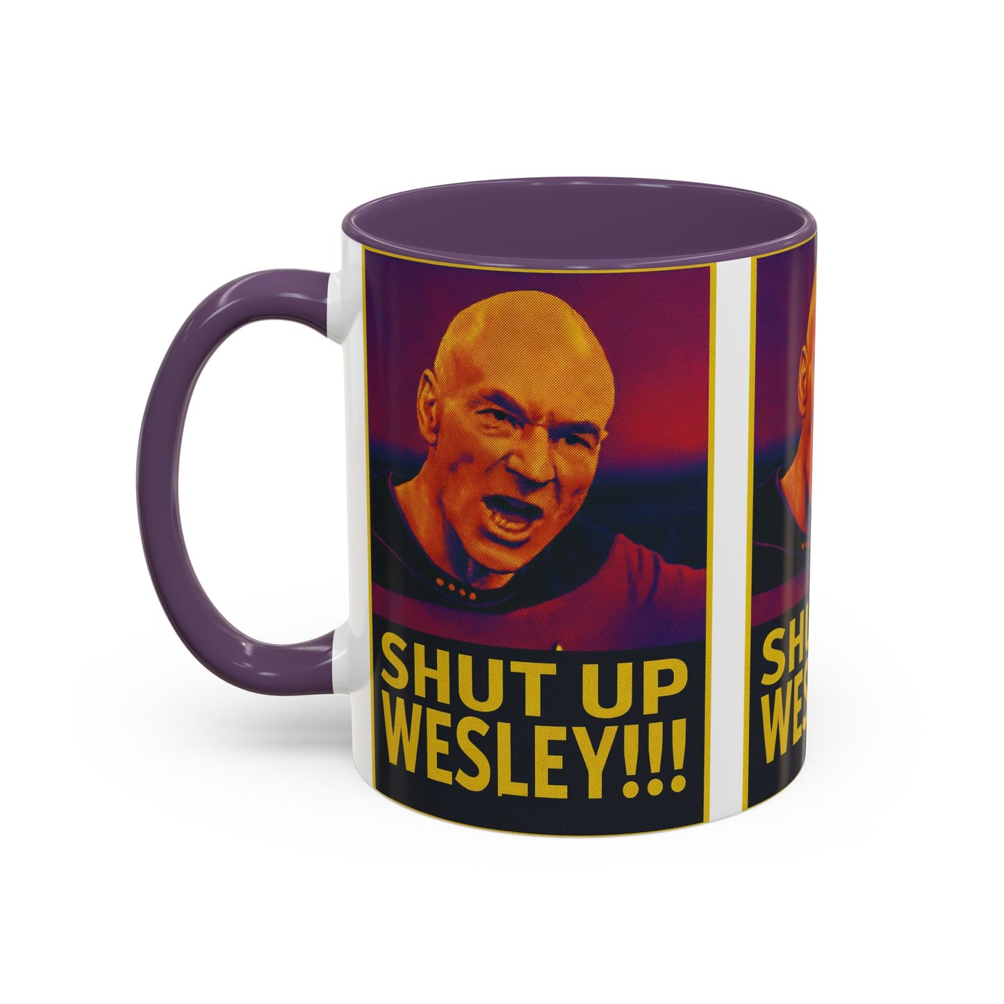 Captain Picard Shut Up Wesley! Mug