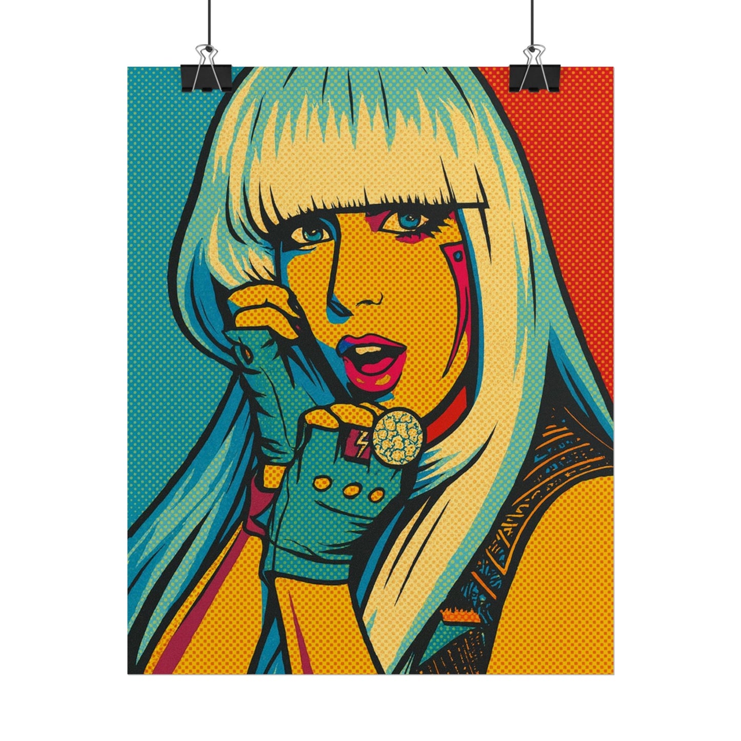 Lady G a g a Pop Art Poster