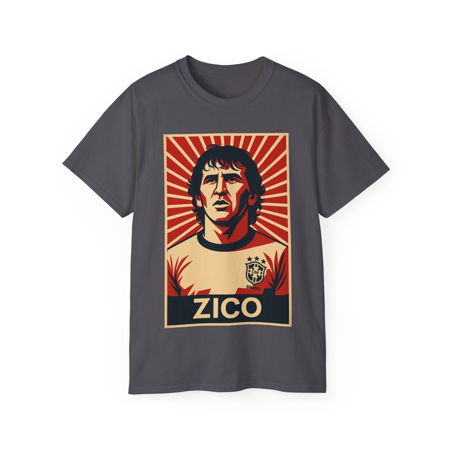 Zico Poster T-Shirt - Brazil