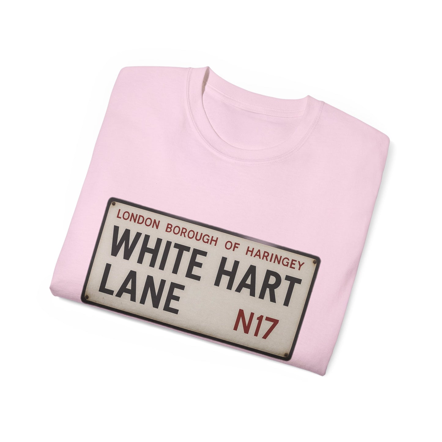 White Hart Lane Tottenham Hotspur Road Sign T-Shirt