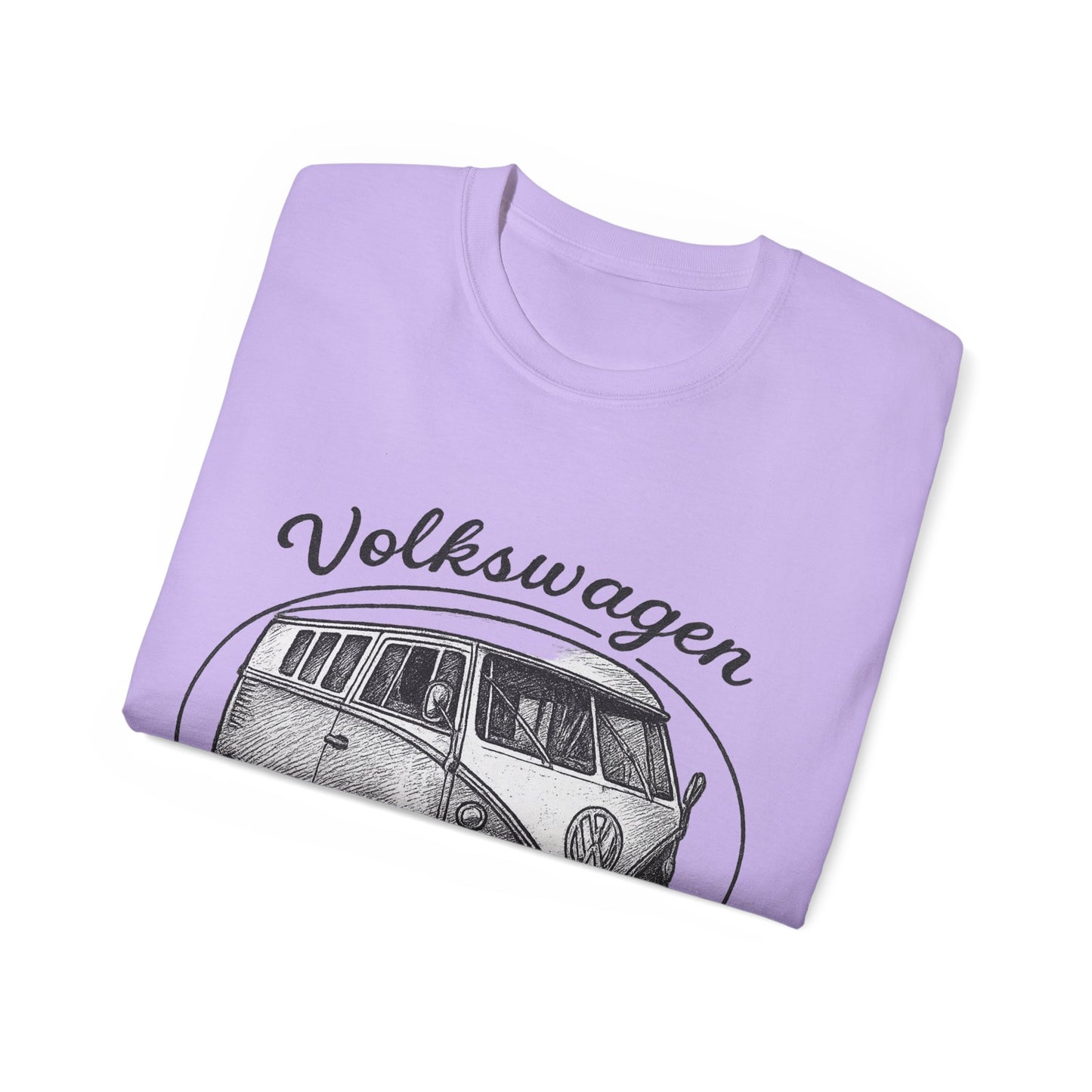 Volkswagen Camper Van 3/4 Black and White Drawing T-Shirt