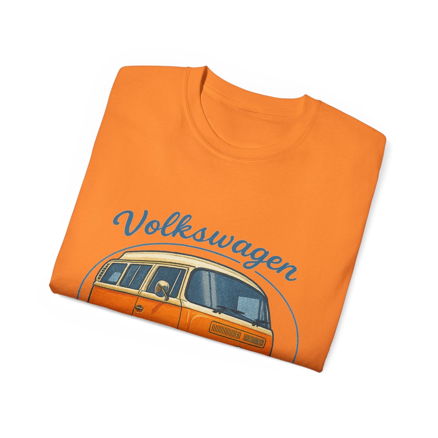 Vintage Volkswagen Camper Van Light Orange T-Shirt