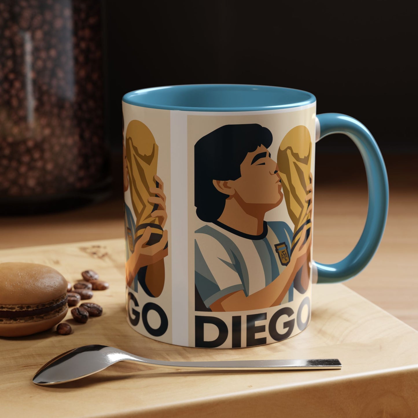 Diego Maradona Kiss Mug - Argentina