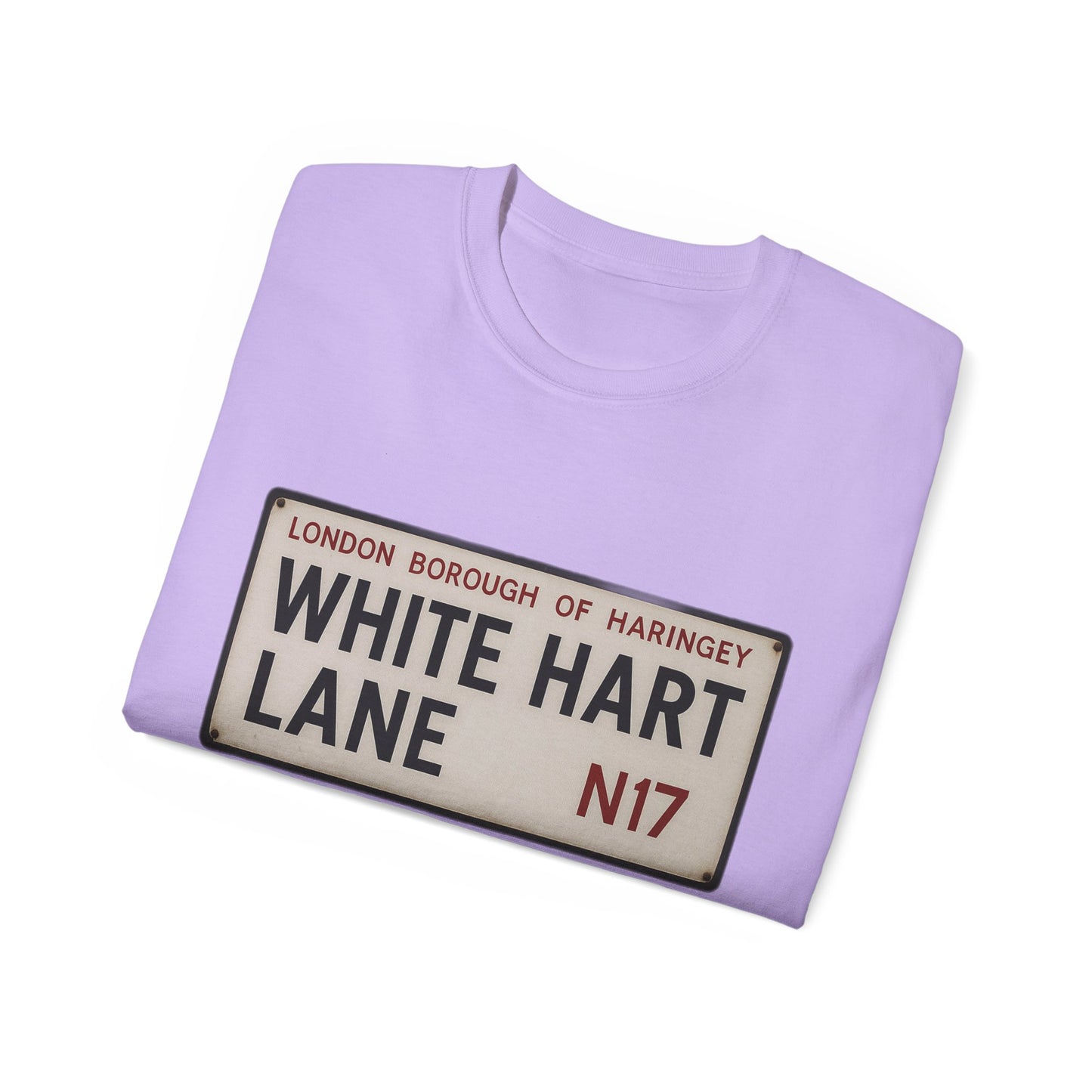 White Hart Lane Tottenham Hotspur Road Sign T-Shirt