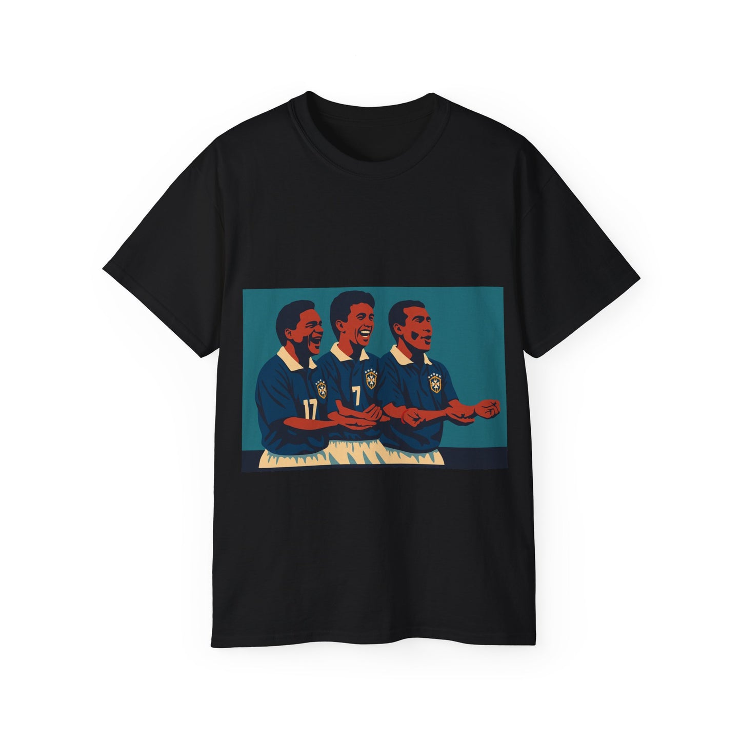 Rocking The Baby T-Shirt Brazil Players Bebeto Romario