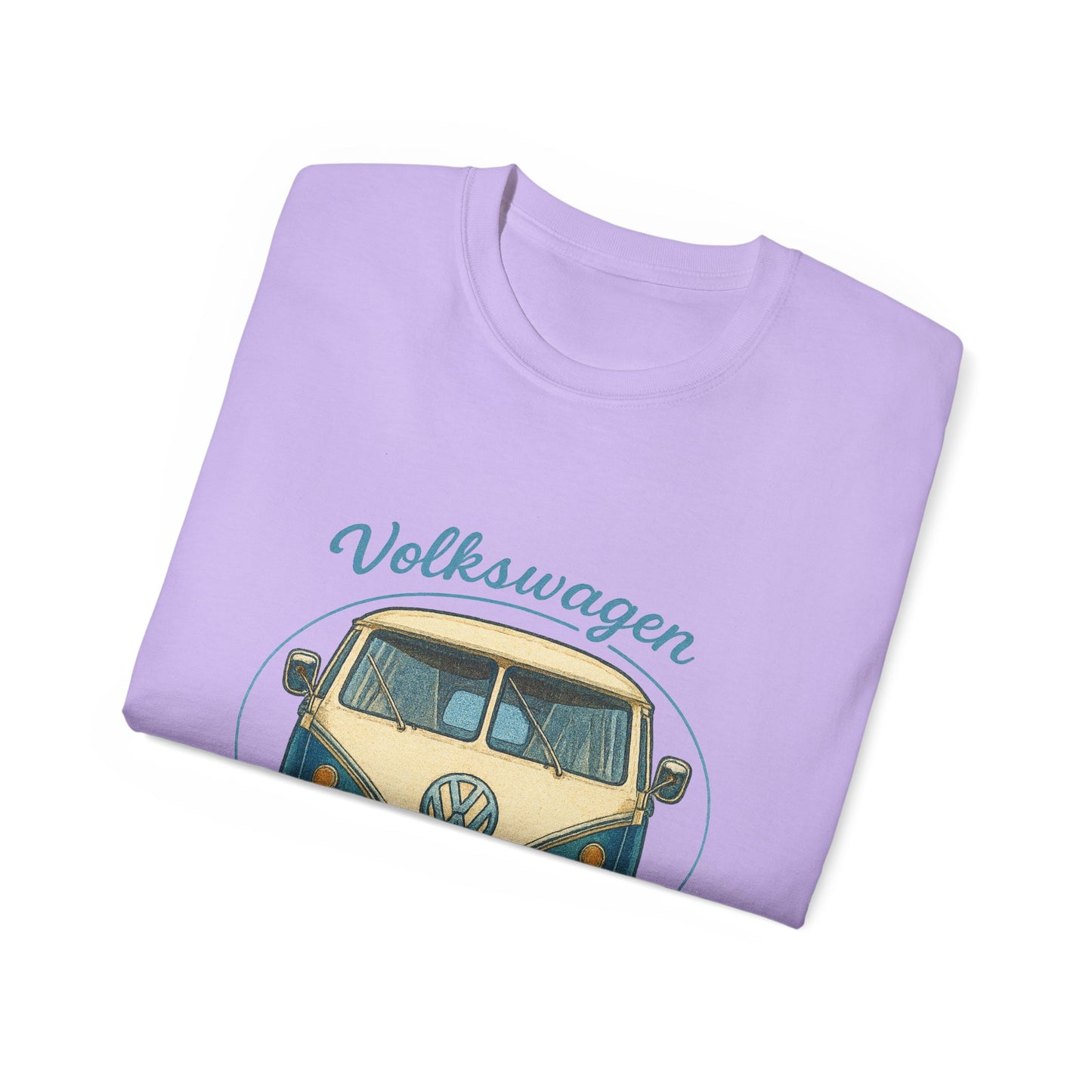 Vintage Volkswagen Camper Van Front Blue