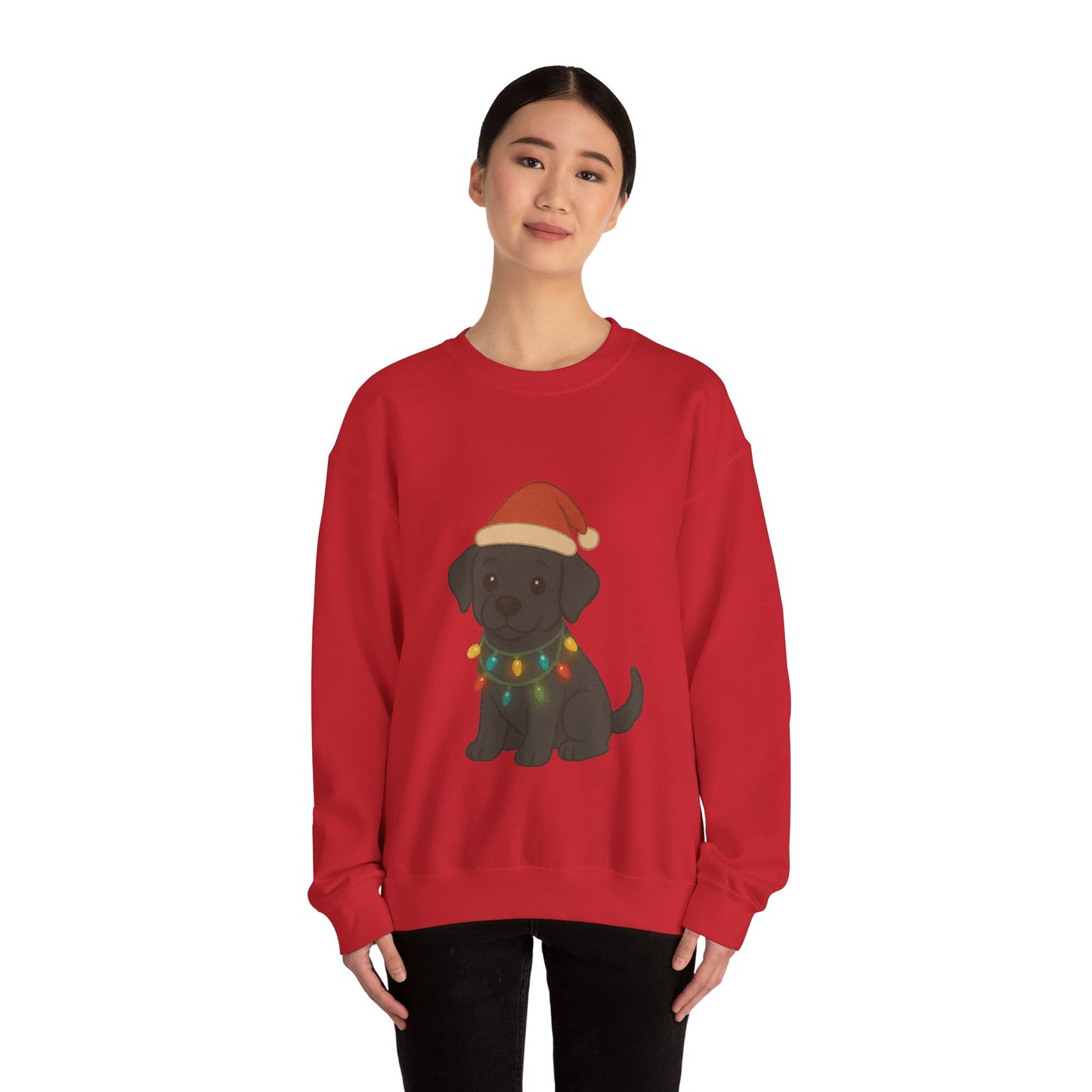 Christmas Black Labrador Jumper