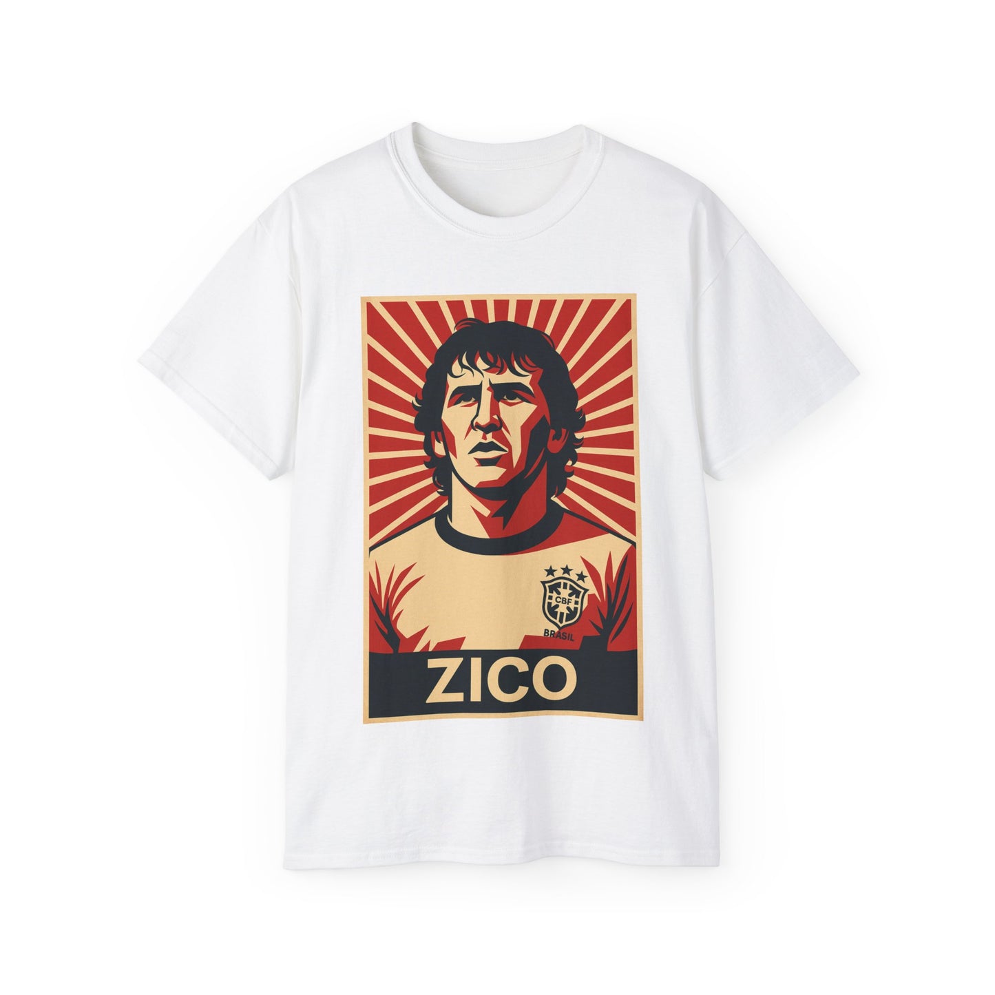 Zico Poster T-Shirt - Brazil