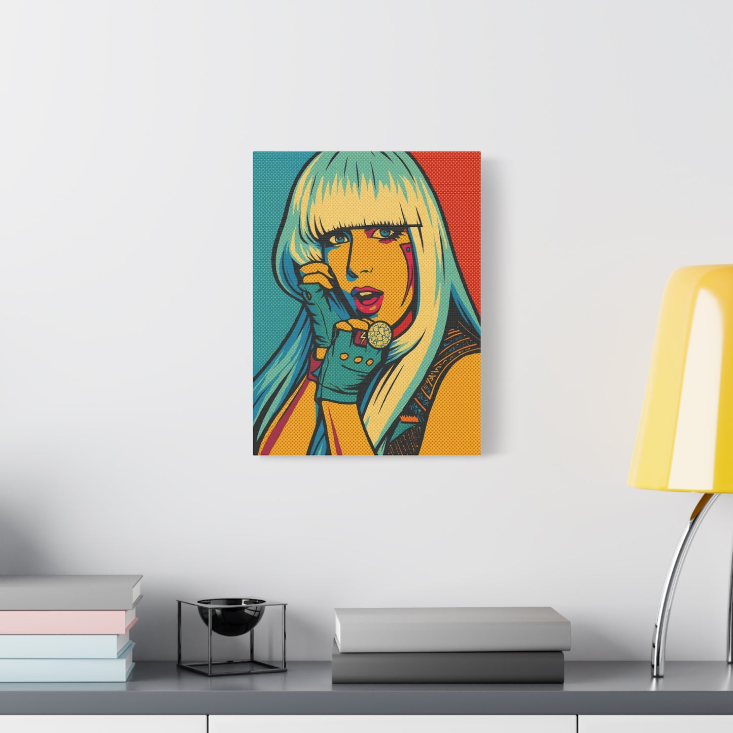 Lady G a g a Pop Art Canvas