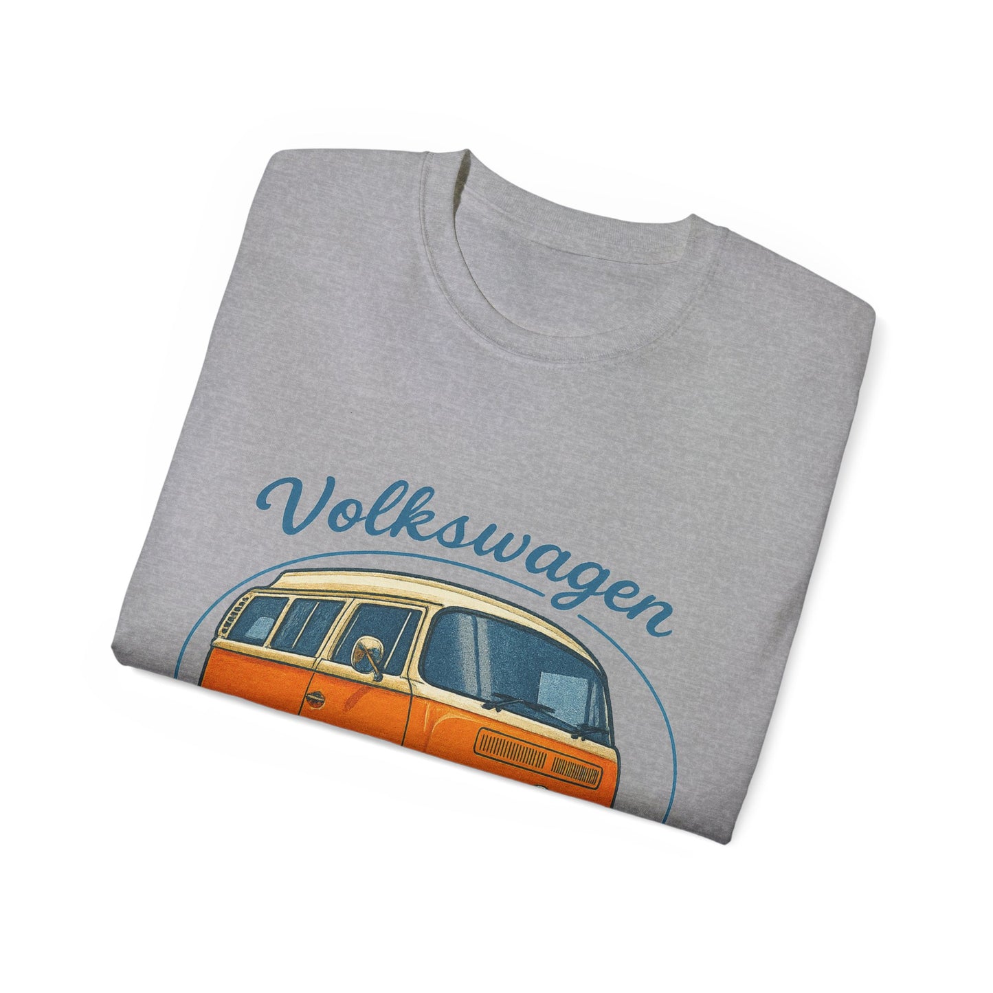 Vintage Volkswagen Camper Van Light Orange T-Shirt