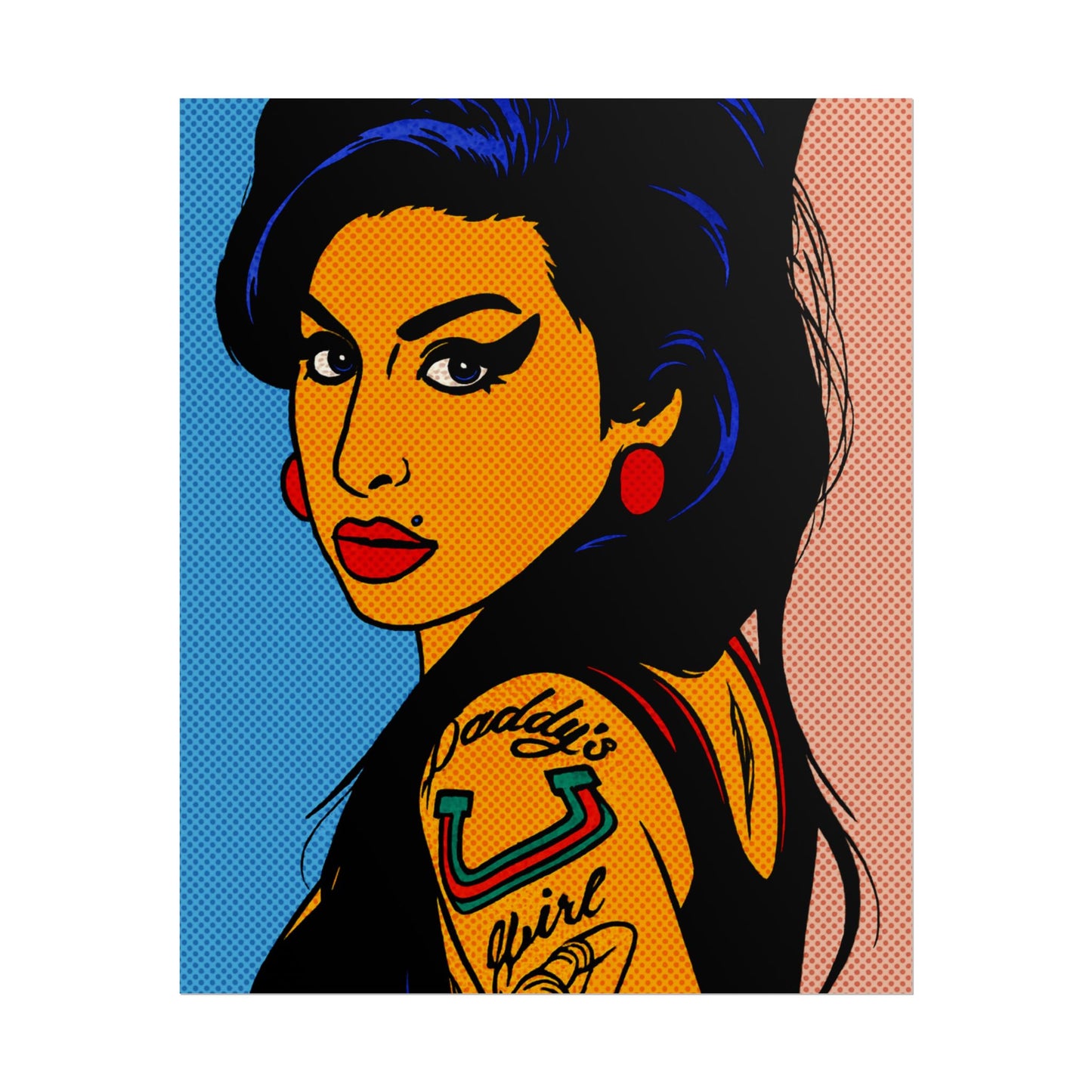 Amy Winehouse Pop Art Poster