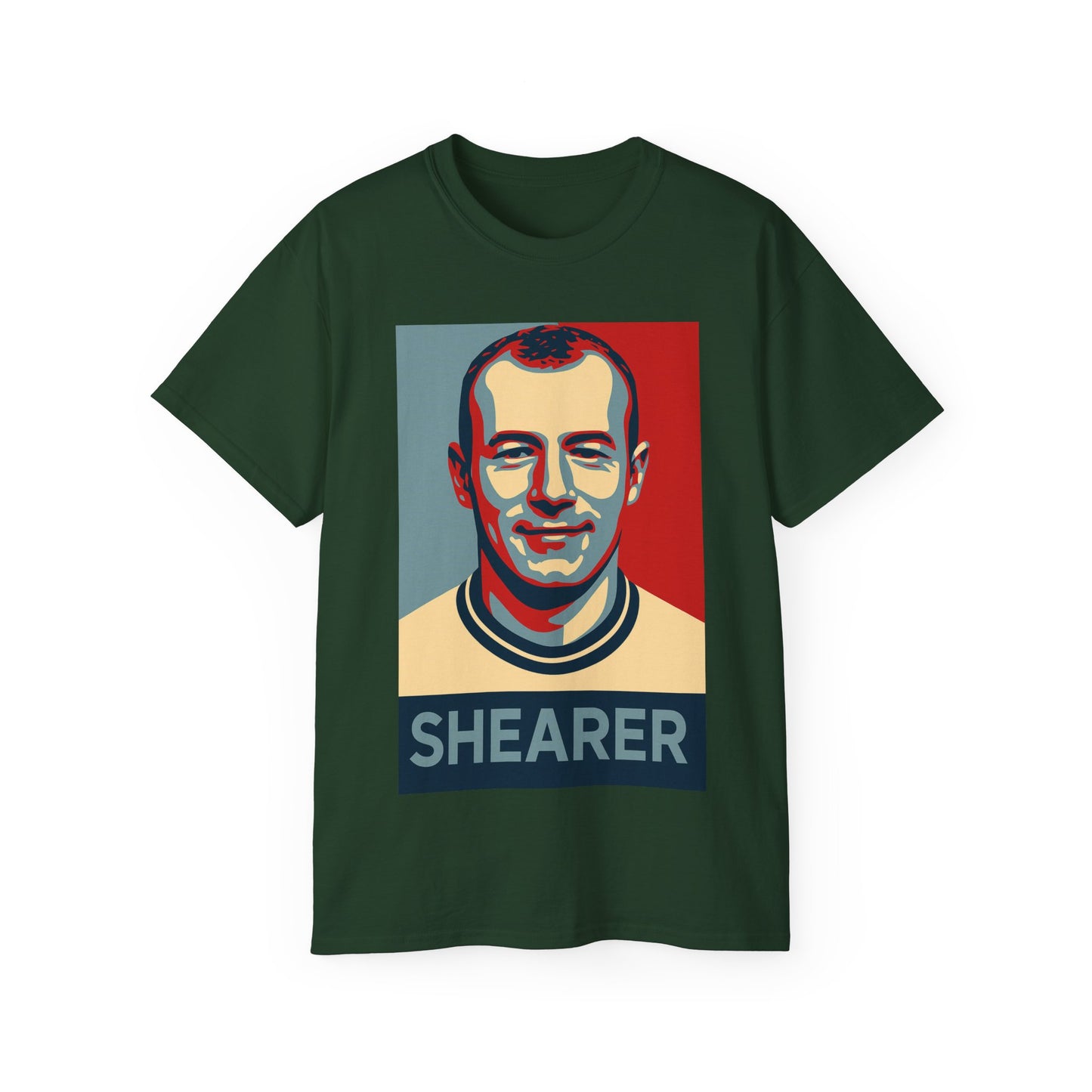 Alan Shearer Hope Poster T-Shirt - England Newcastle United