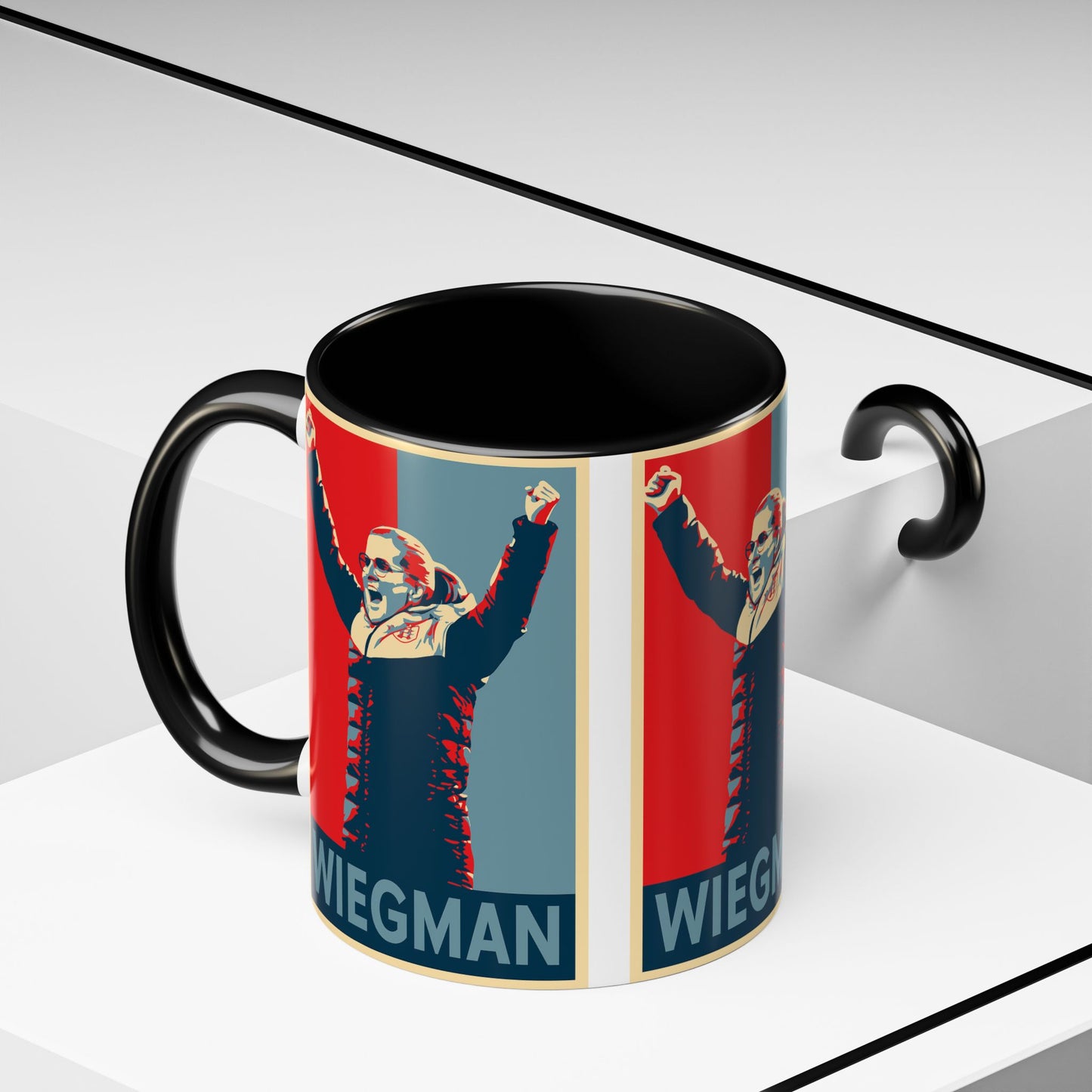 Sarina Wiegman Arms Up Mug - England