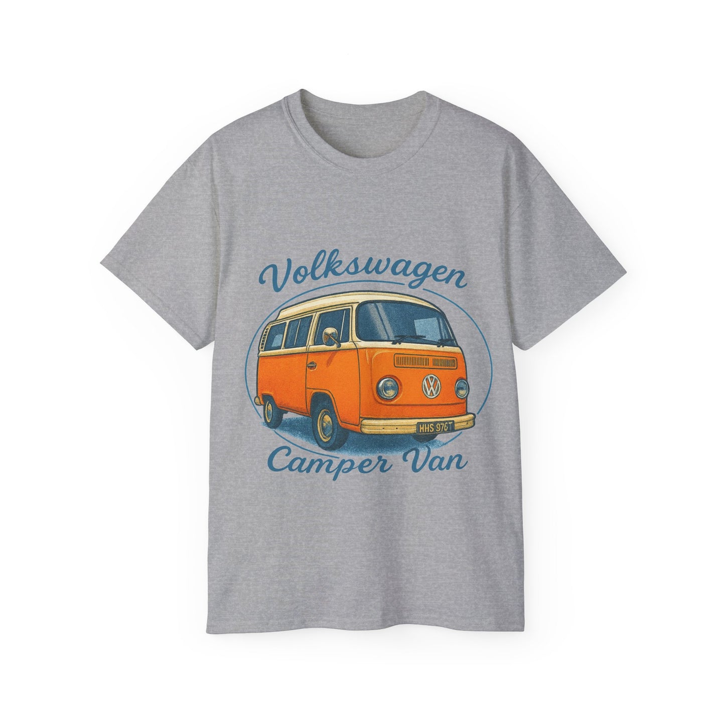 Vintage Volkswagen Camper Van Light Orange T-Shirt