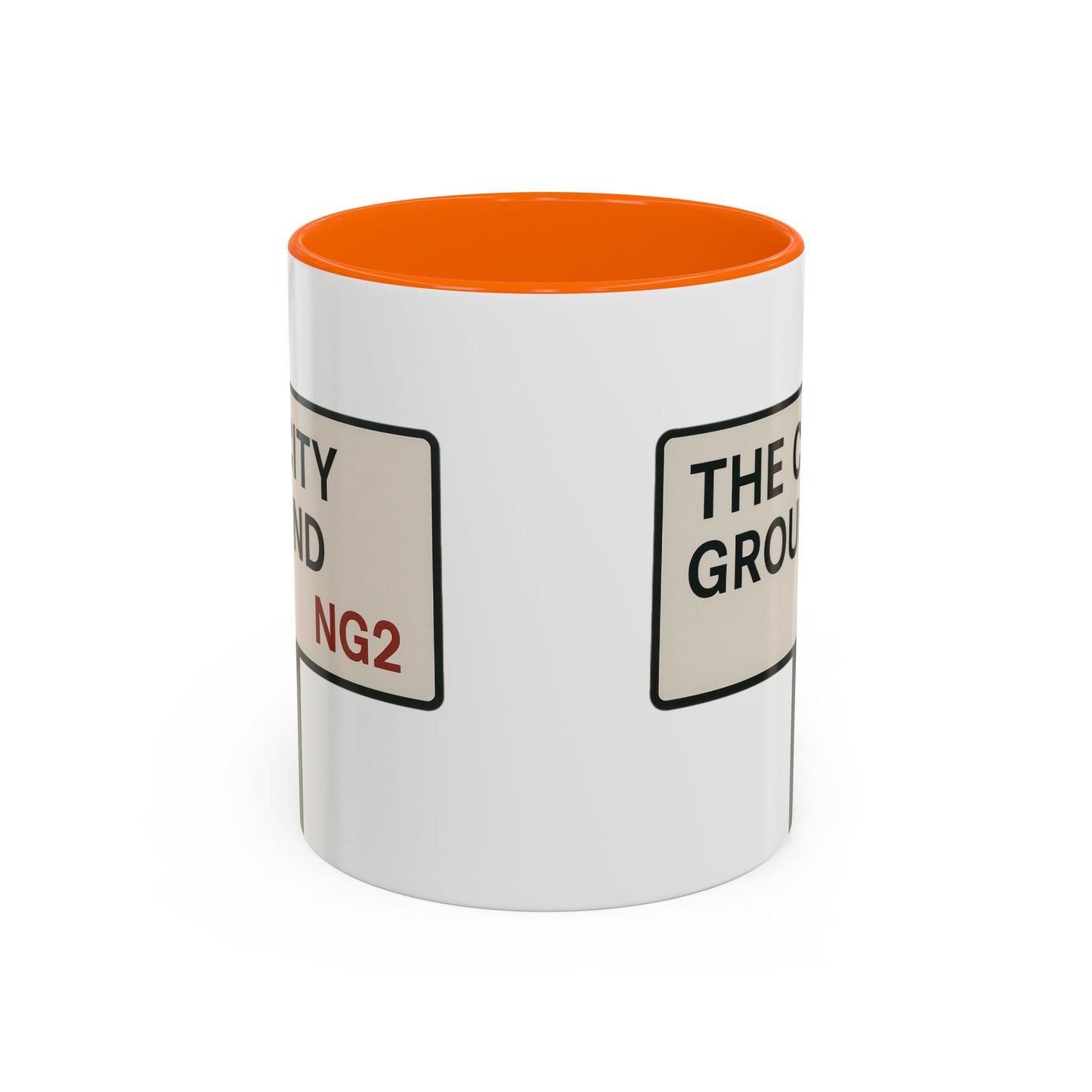 The City Ground Nottingham Forest Road Sign Mug