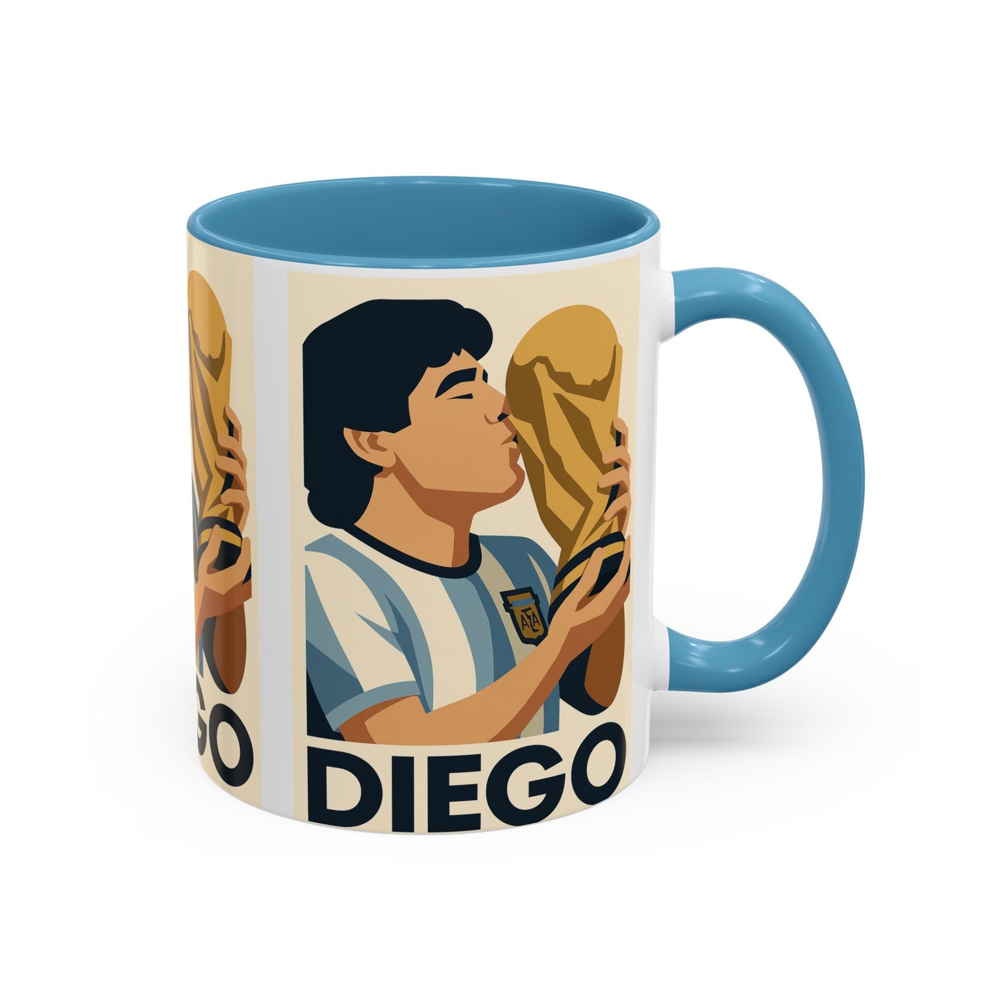 Diego Maradona Kiss Mug - Argentina