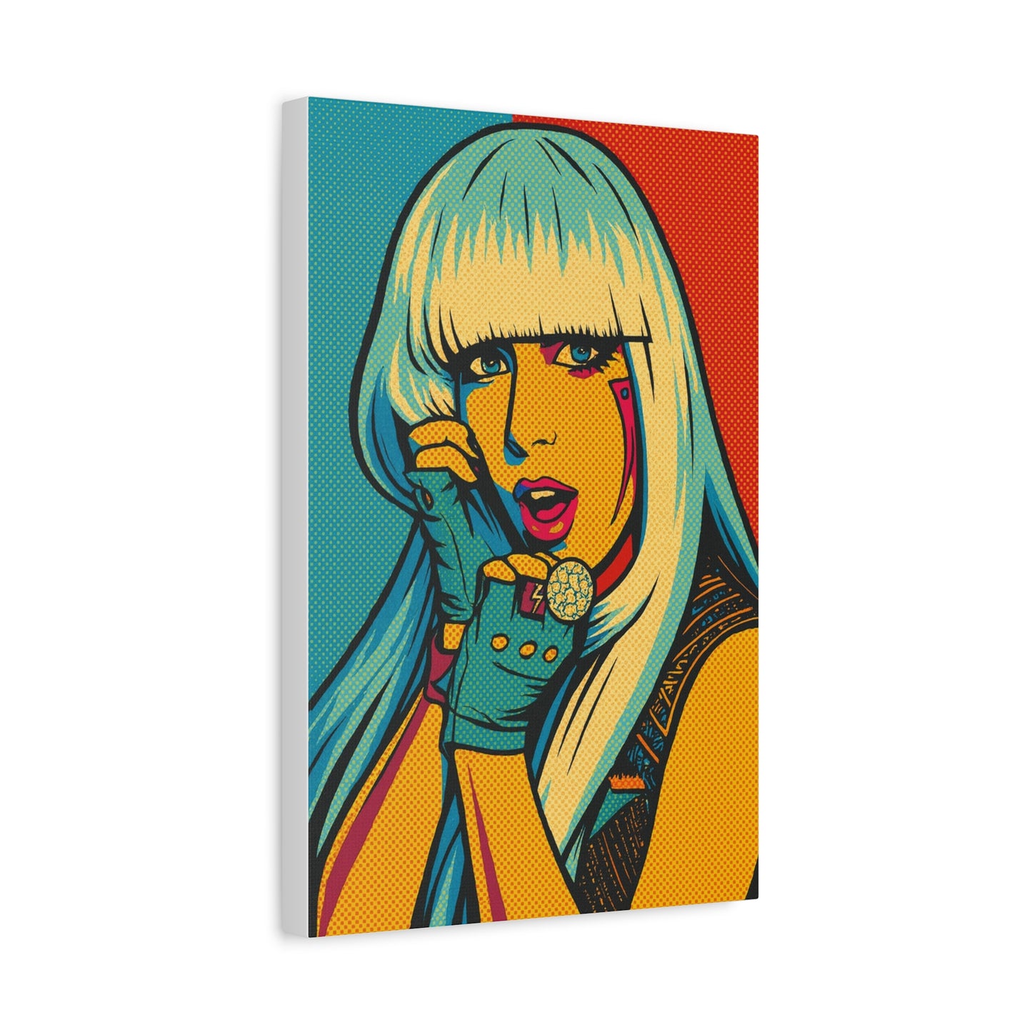 Lady G a g a Pop Art Canvas