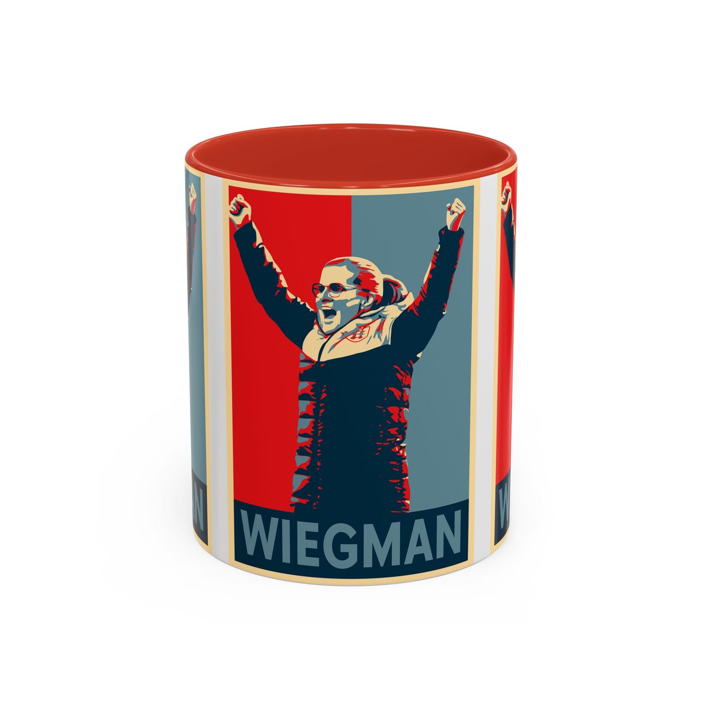 Sarina Wiegman Arms Up Mug - England