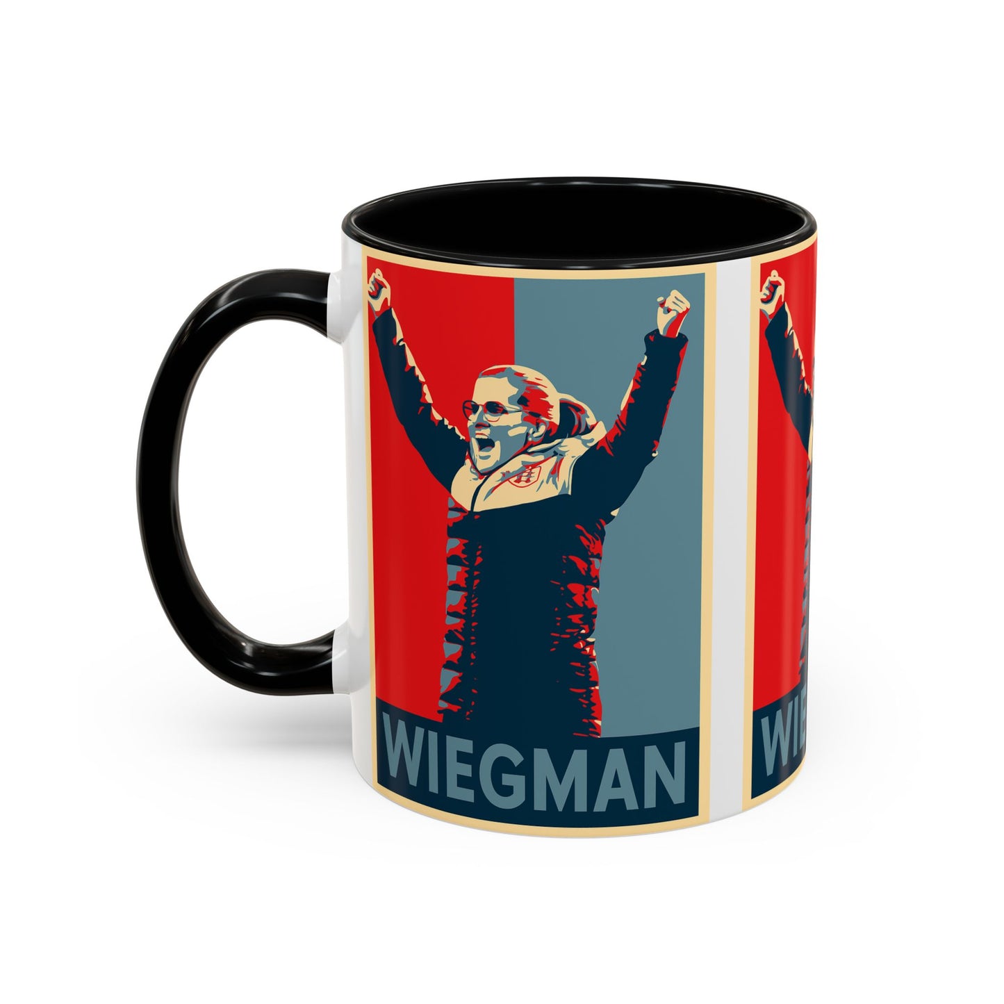 Sarina Wiegman Arms Up Mug - England