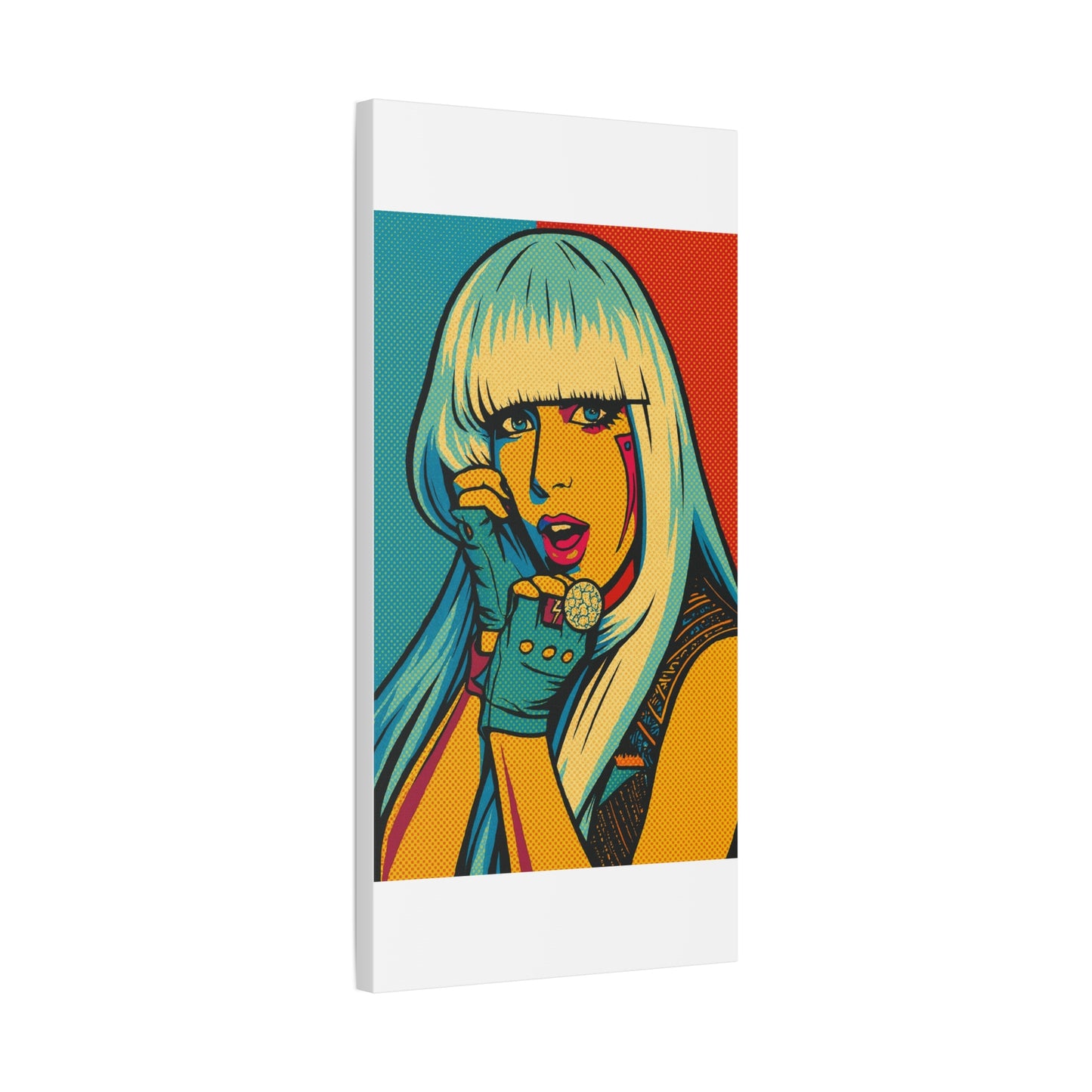 Lady G a g a Pop Art Canvas