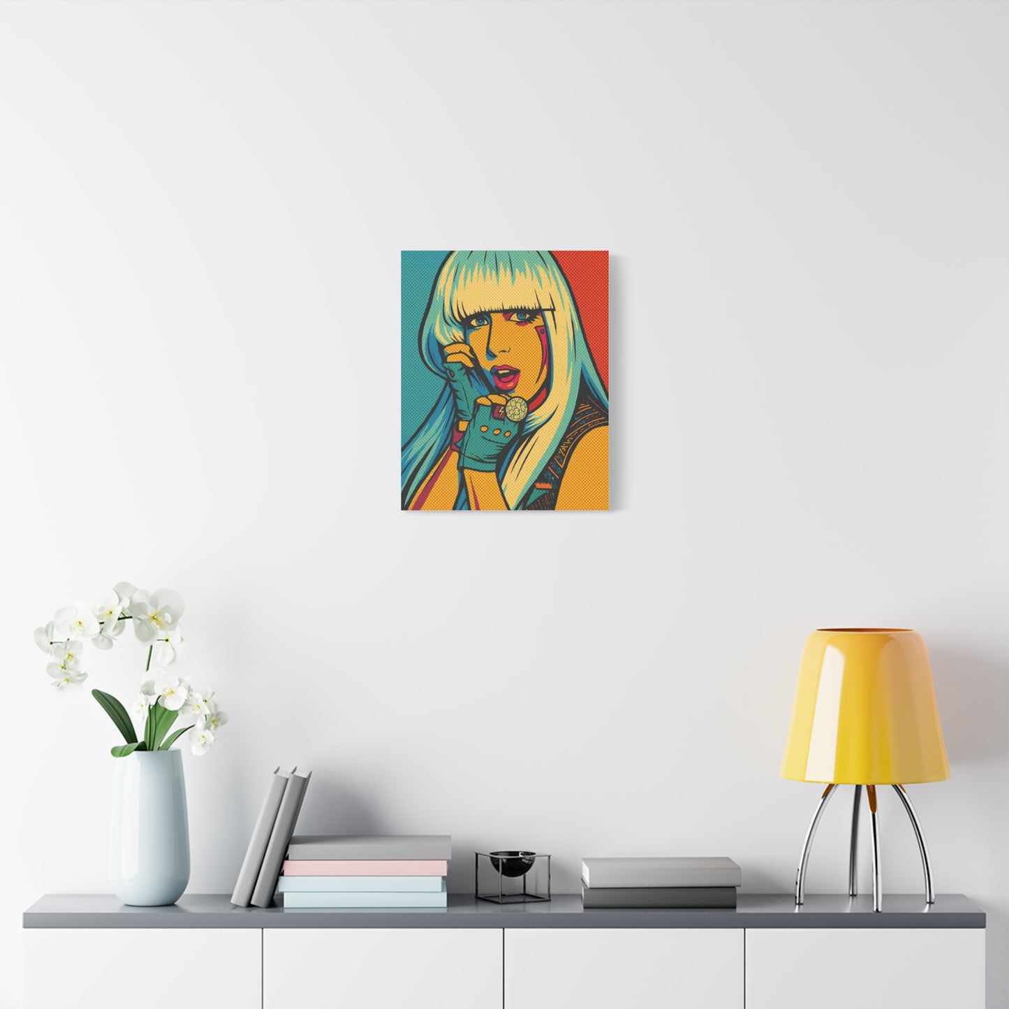 Lady G a g a Pop Art Canvas