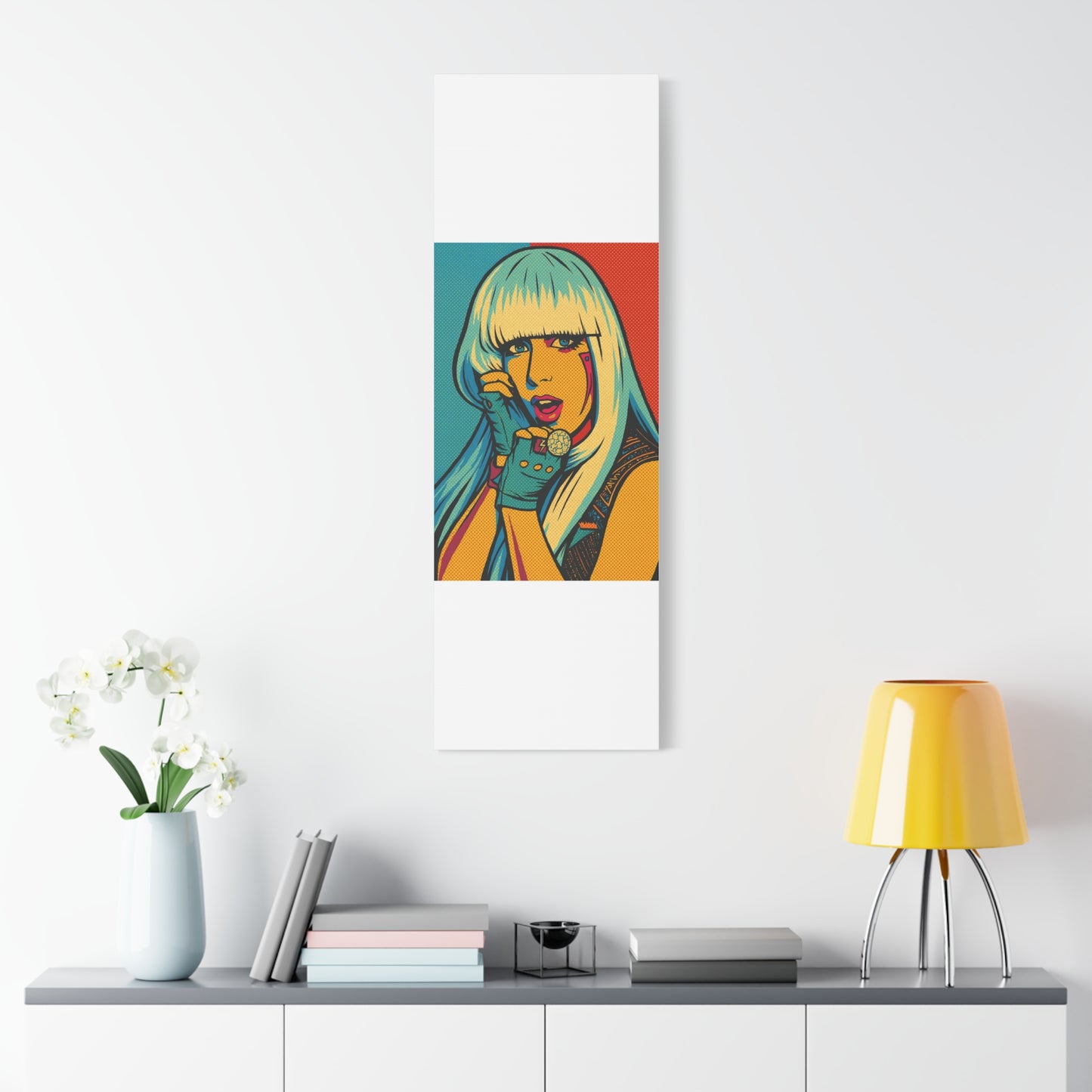 Lady G a g a Pop Art Canvas