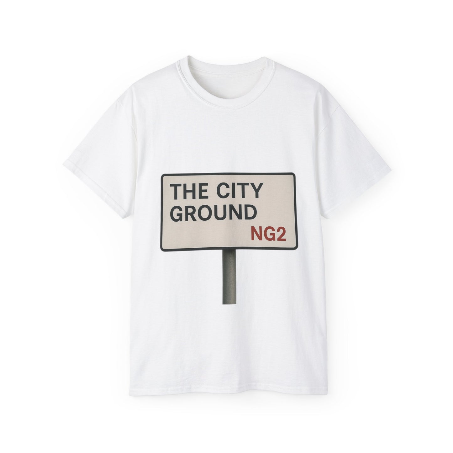 The City Ground Nottingham Forest Road Sign T-Shirt