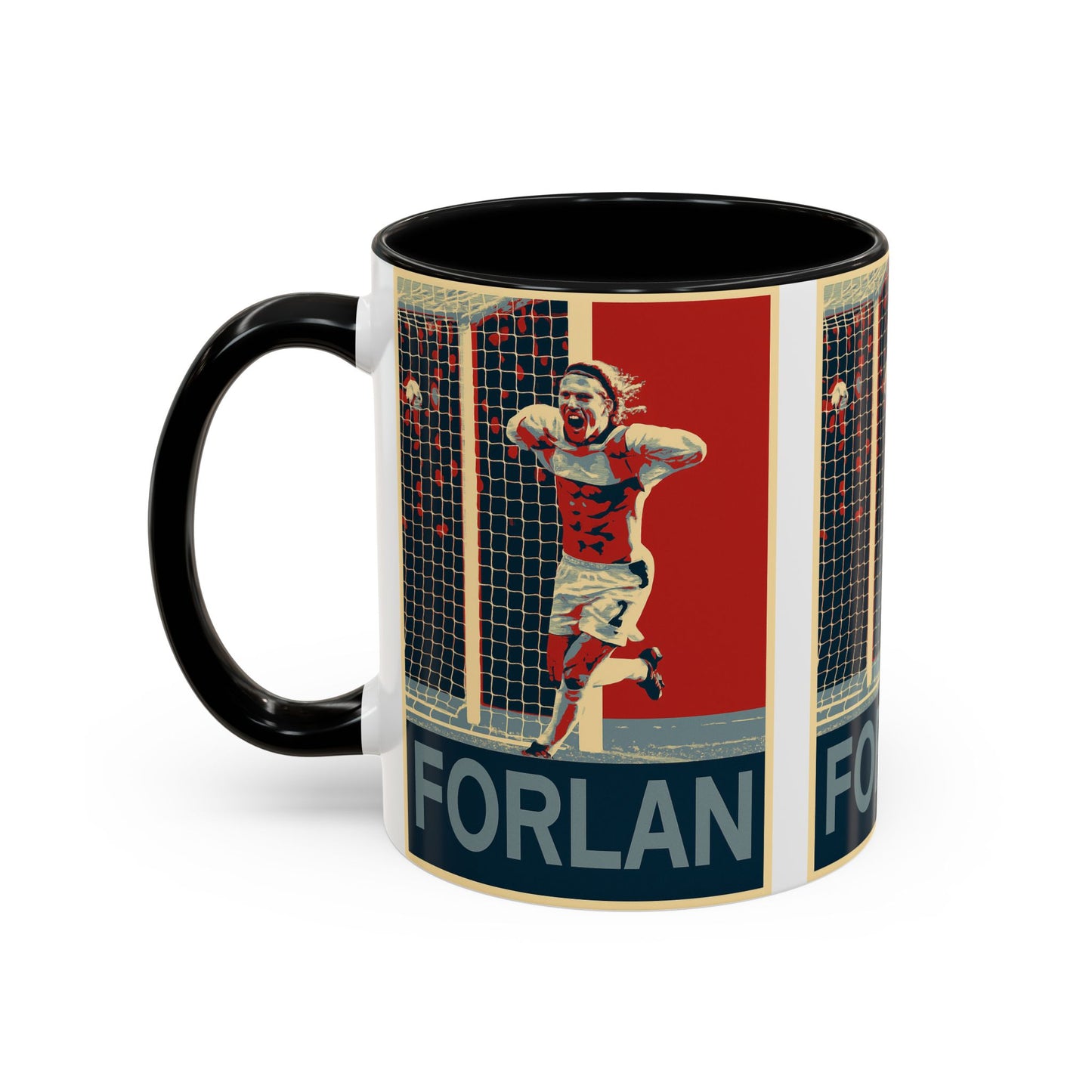 Diego Forlan Liverpool Goal Celebration Mug - Manchester United
