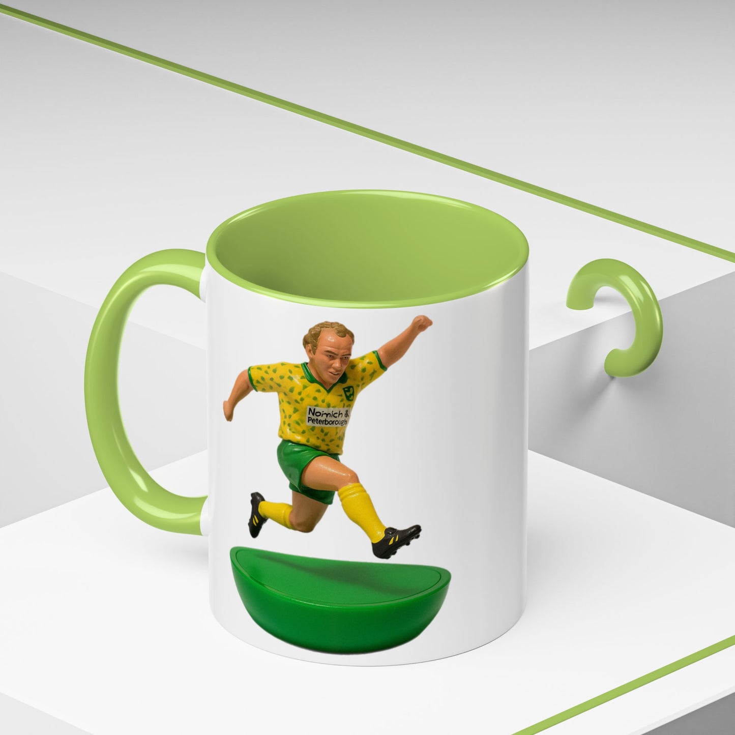 Jeremy Goss Subbuteo Mug - Norwich City