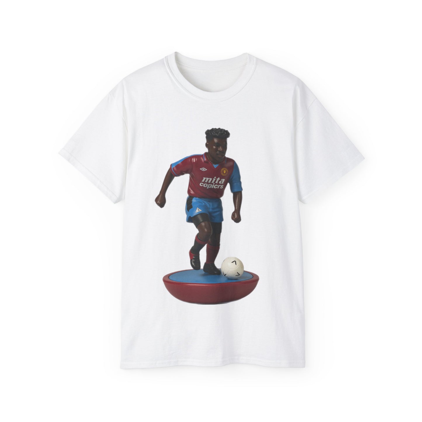 Tony Daley Subbuteo T-Shirt - Aston Villa