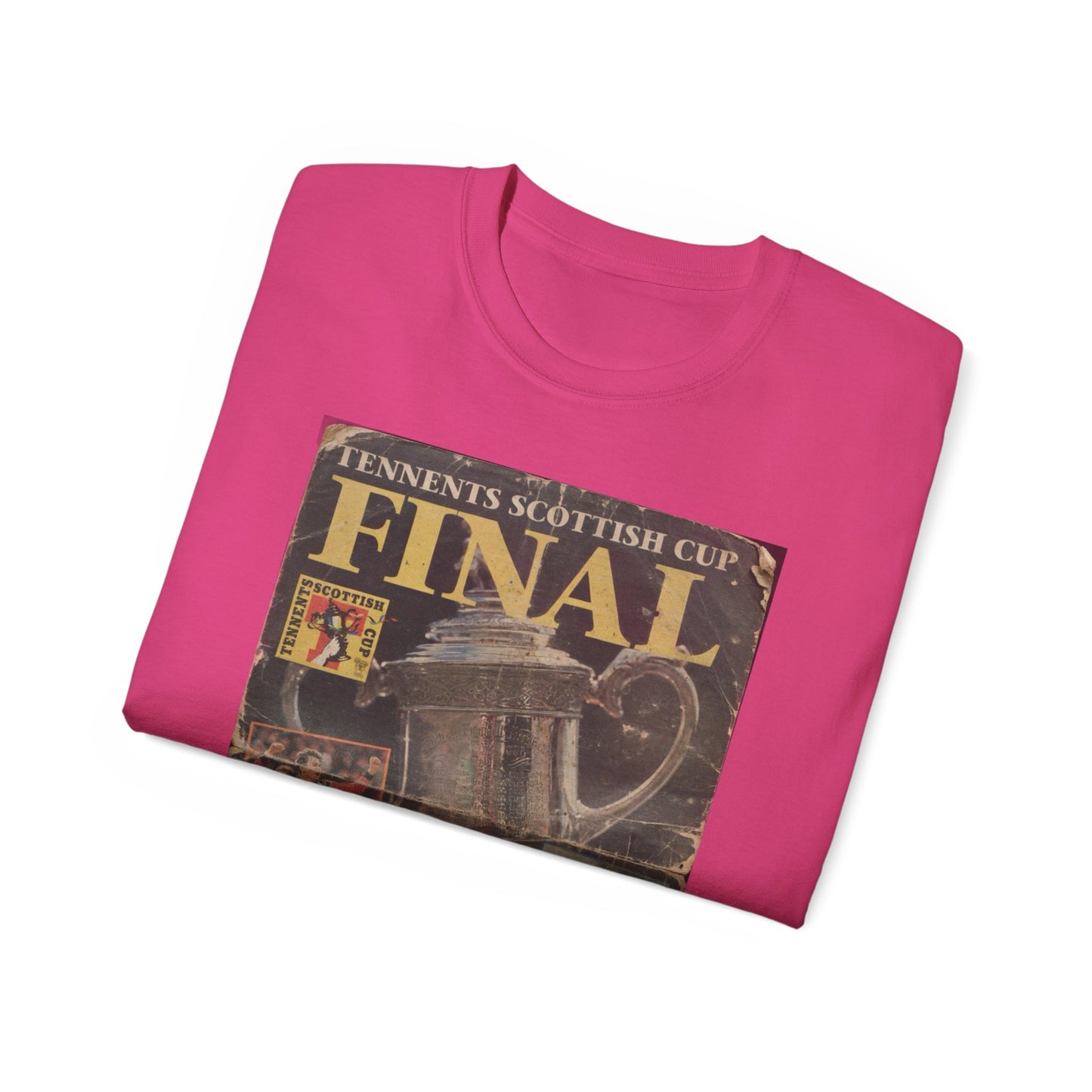 1994 Scottish Challenge Cup Final Dundee United Rangers Programme Poster Unisex Ultra Cotton Tee