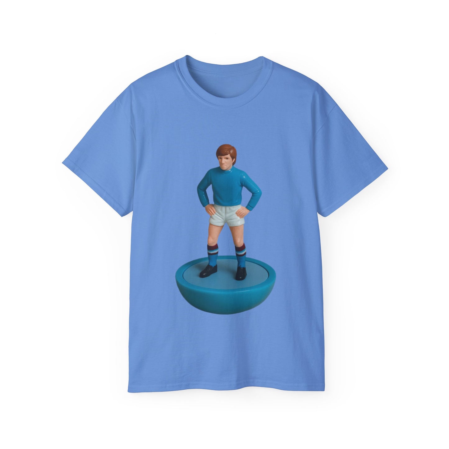 Colin Bell Cartoon Subbuteo T-Shirt - Manchester City
