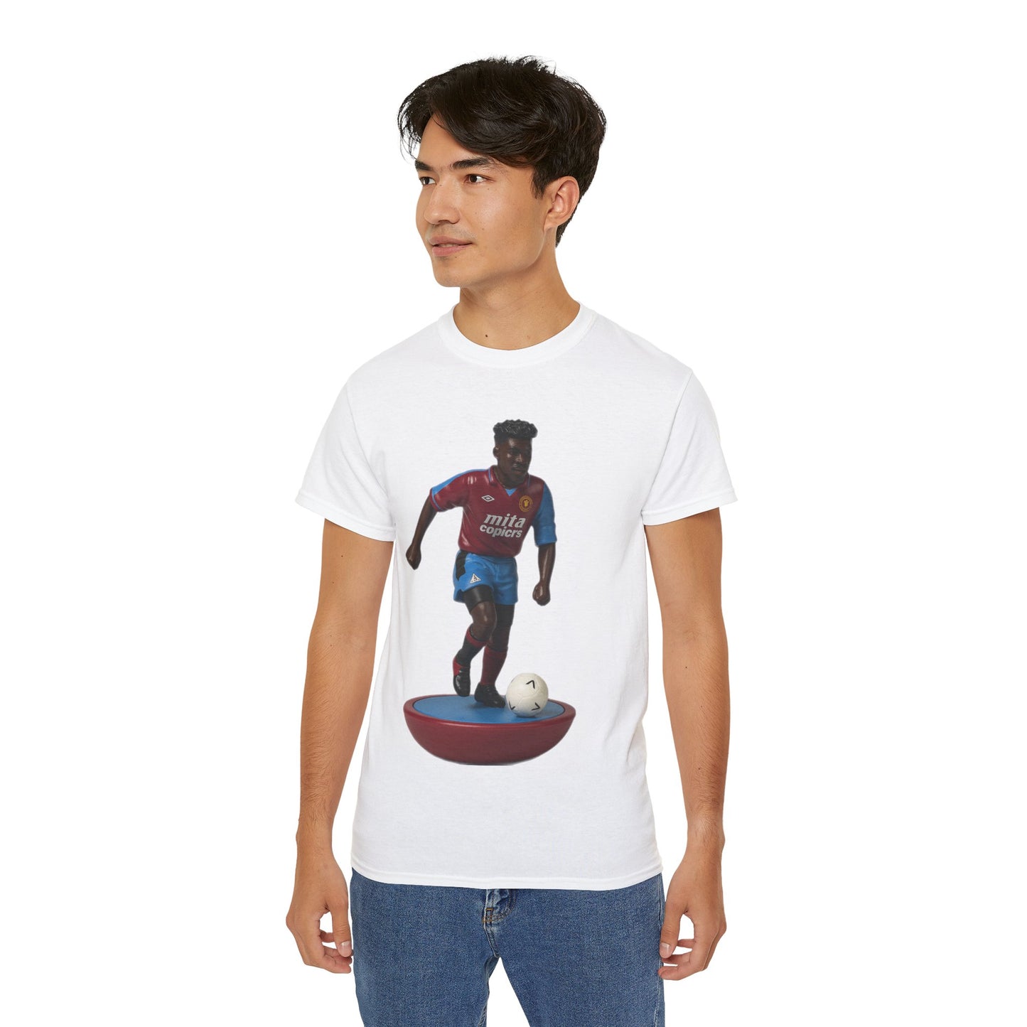 Tony Daley Subbuteo T-Shirt - Aston Villa