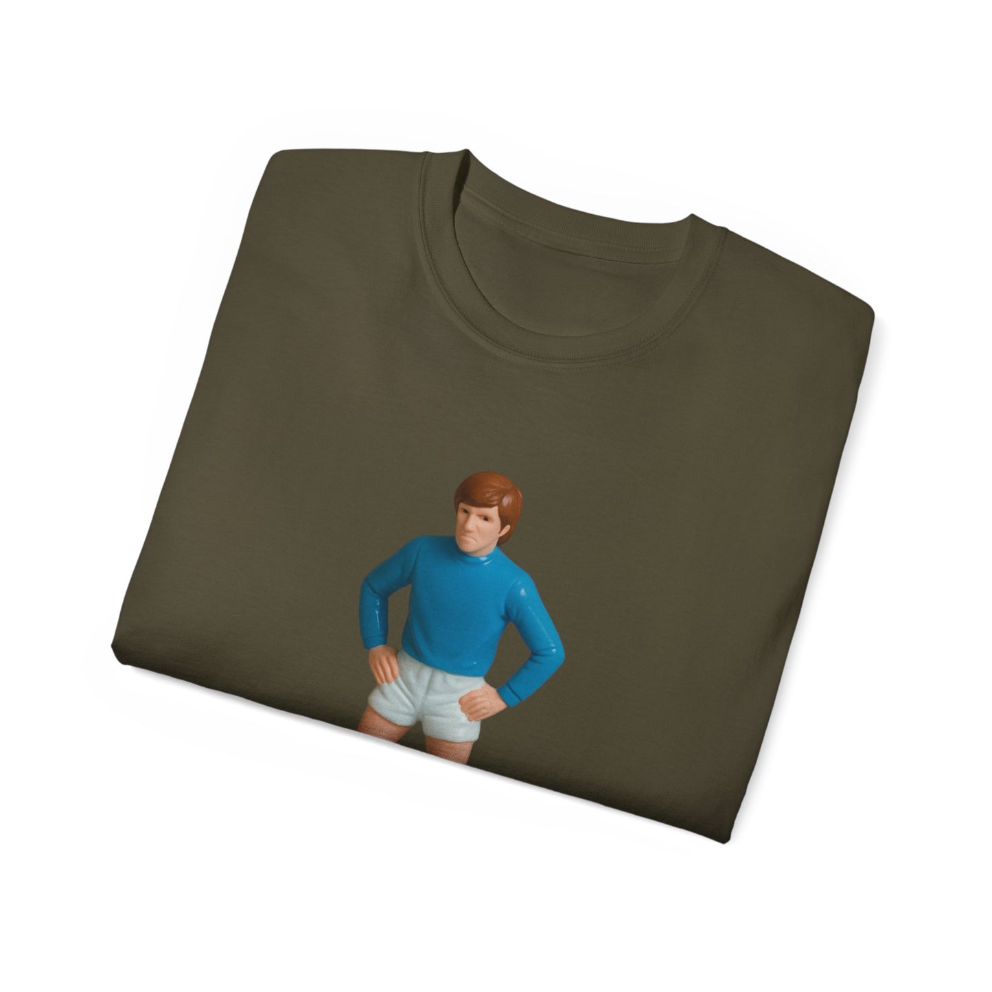 Colin Bell Cartoon Subbuteo T-Shirt - Manchester City