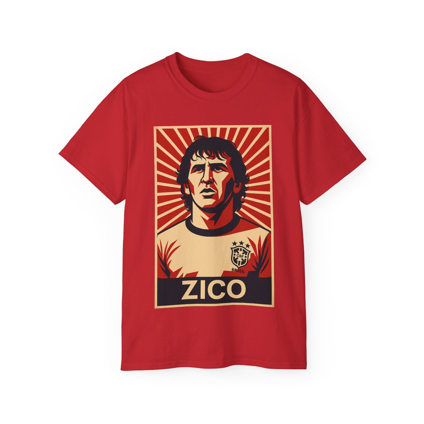 Zico Poster T-Shirt - Brazil