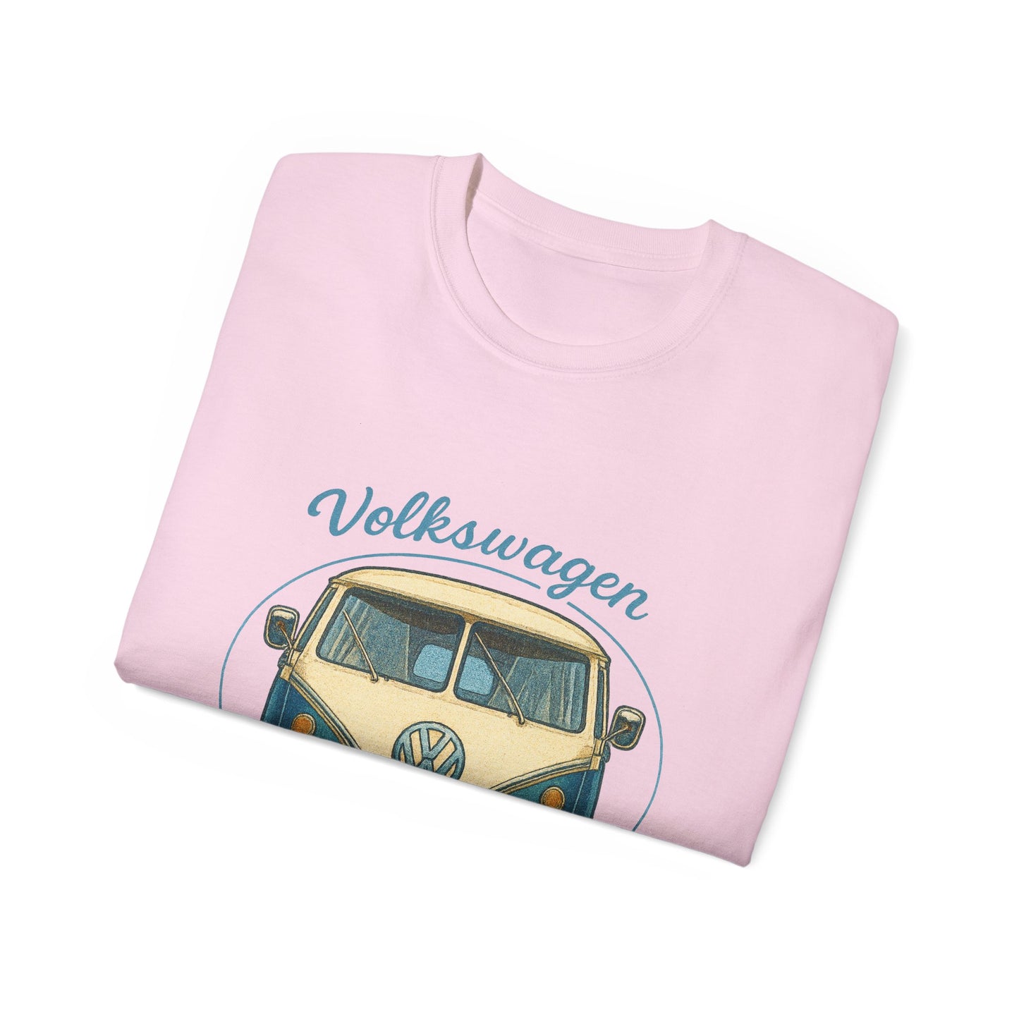 Vintage Volkswagen Camper Van Front Blue