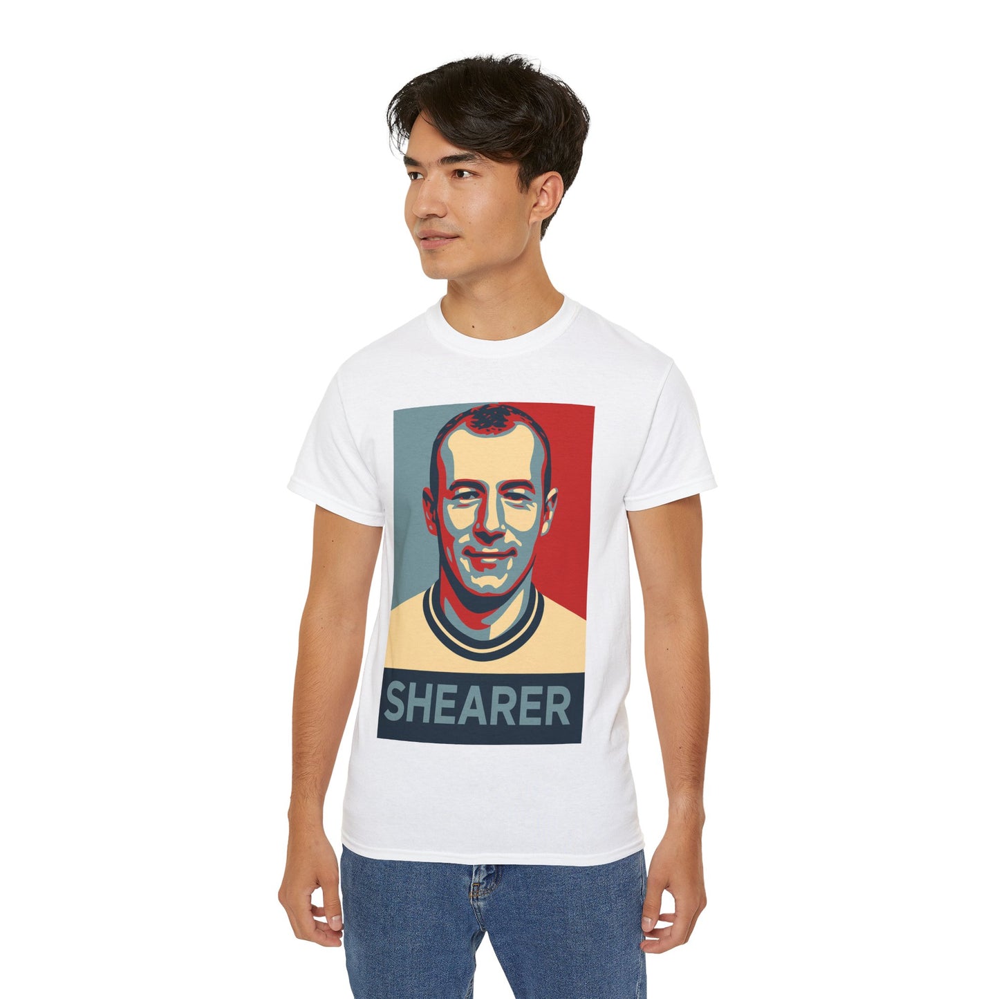 Alan Shearer Hope Poster T-Shirt - England Newcastle United