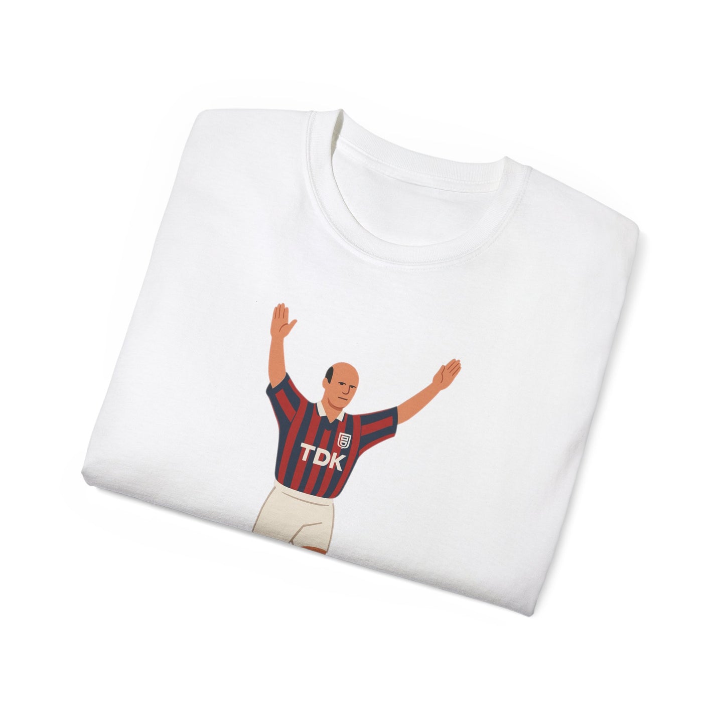 Attilio Lombardo Cartoon Subbuteo T-Shirt - Crystal Palace