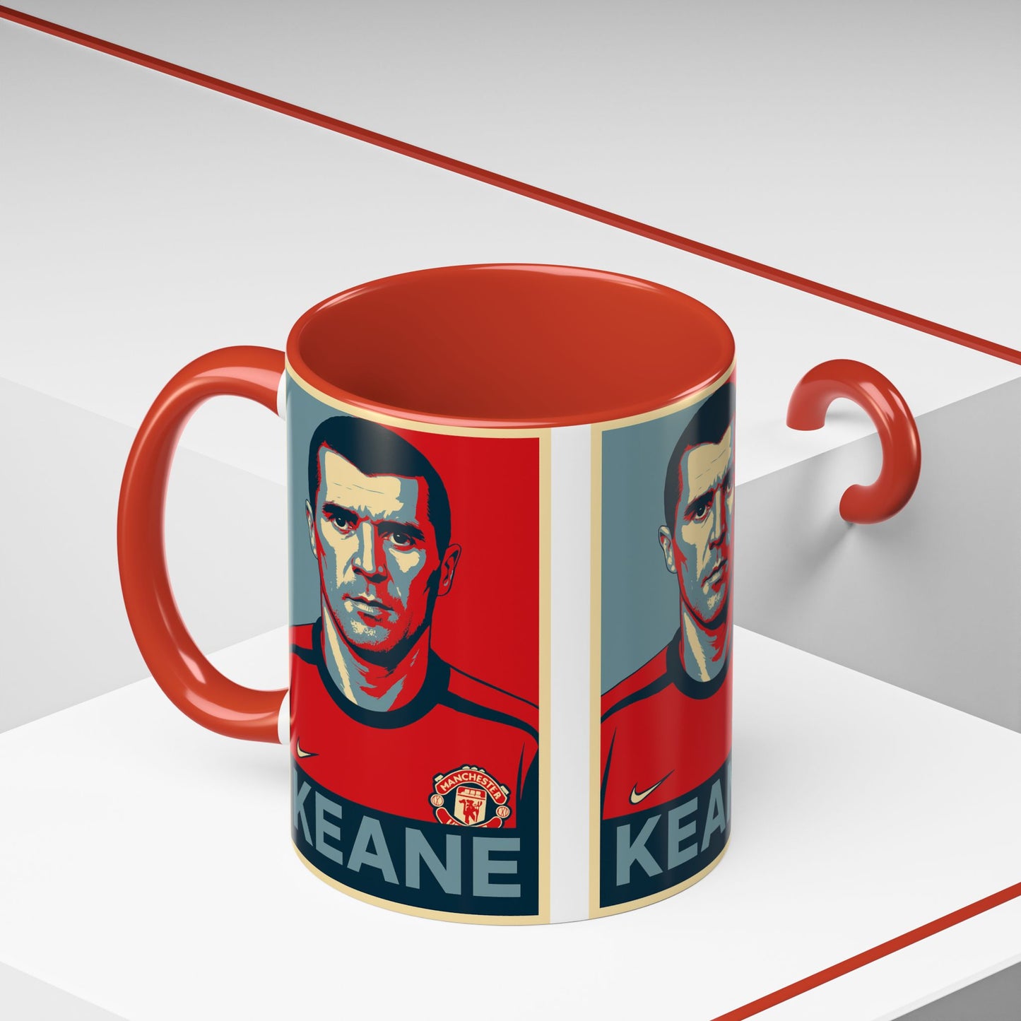 Roy Keane Hope Poster Mug - Manchester United