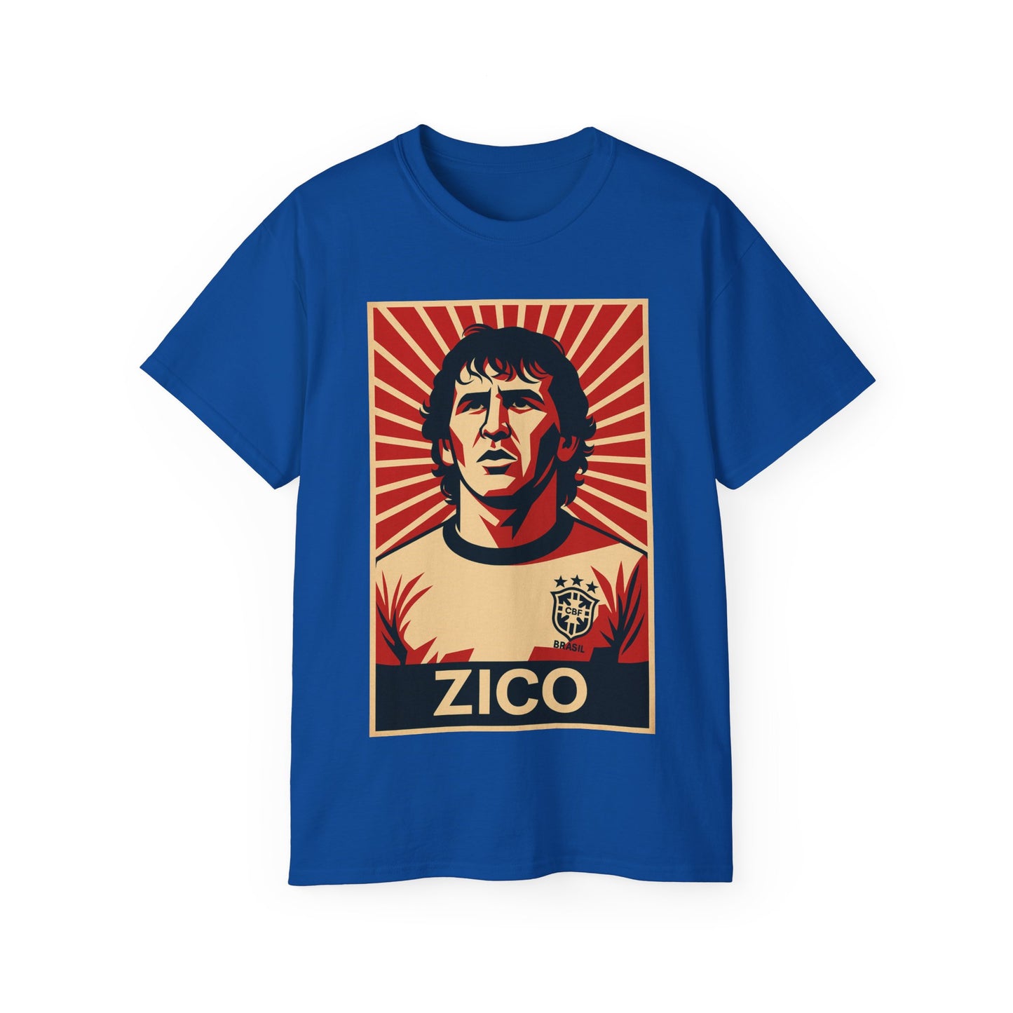 Zico Poster T-Shirt - Brazil