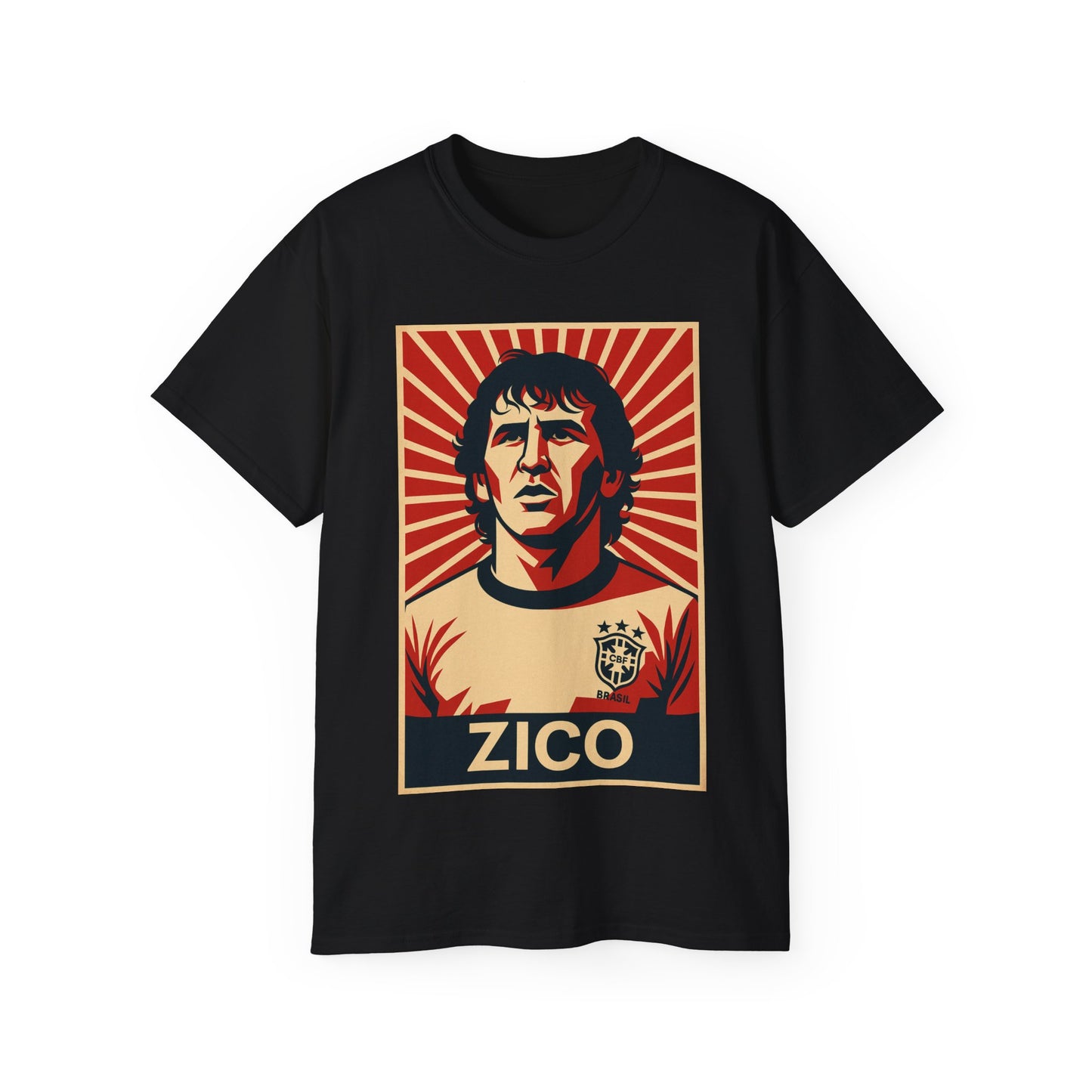 Zico Poster T-Shirt - Brazil