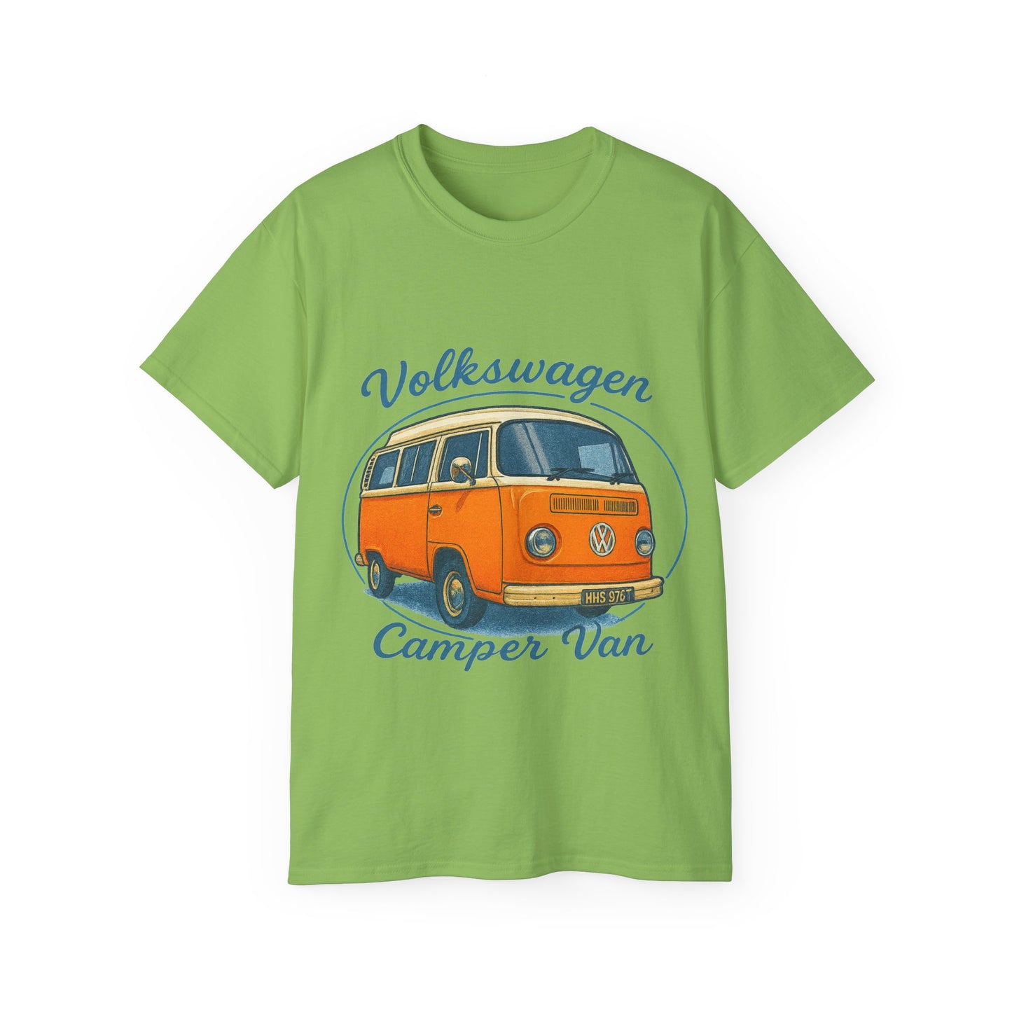 Vintage Volkswagen Camper Van Light Orange T-Shirt