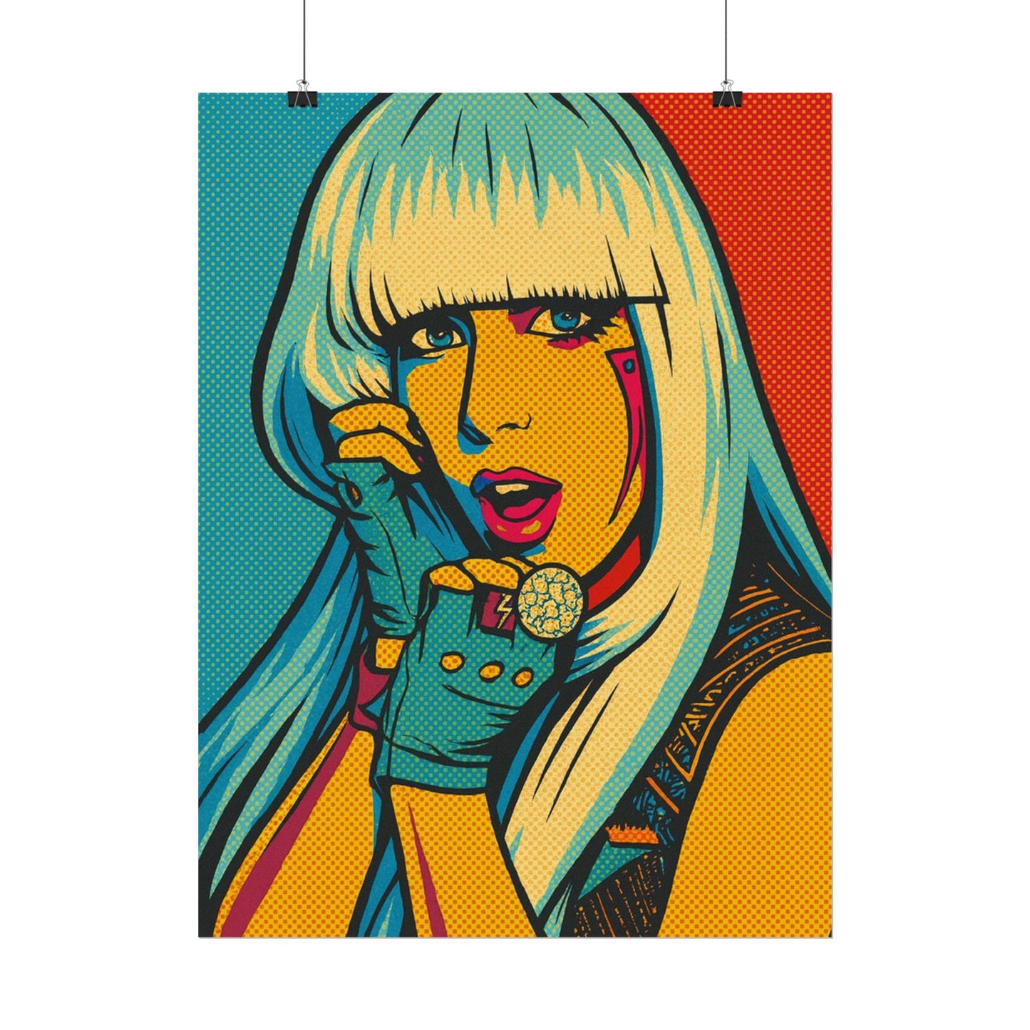 Lady G a g a Pop Art Poster