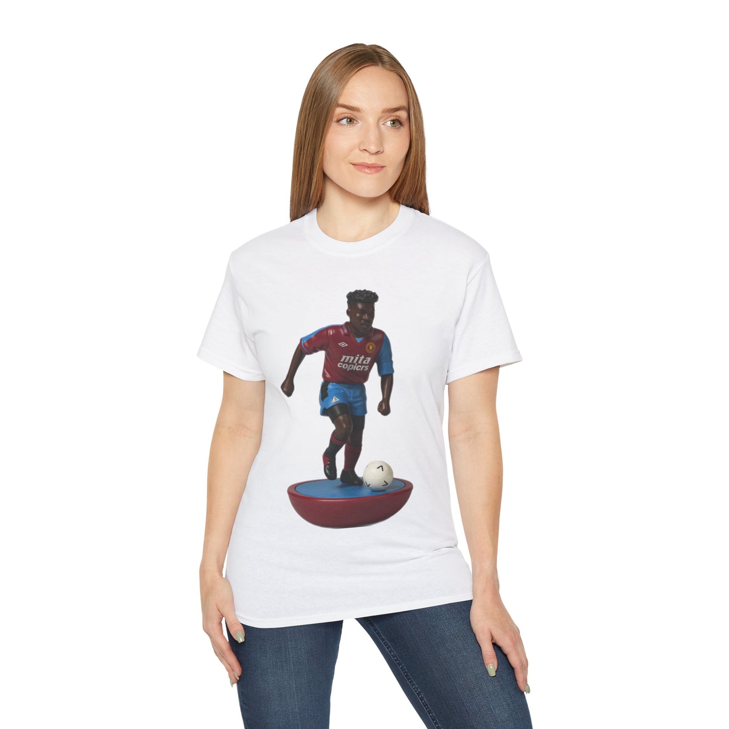 Tony Daley Subbuteo T-Shirt - Aston Villa