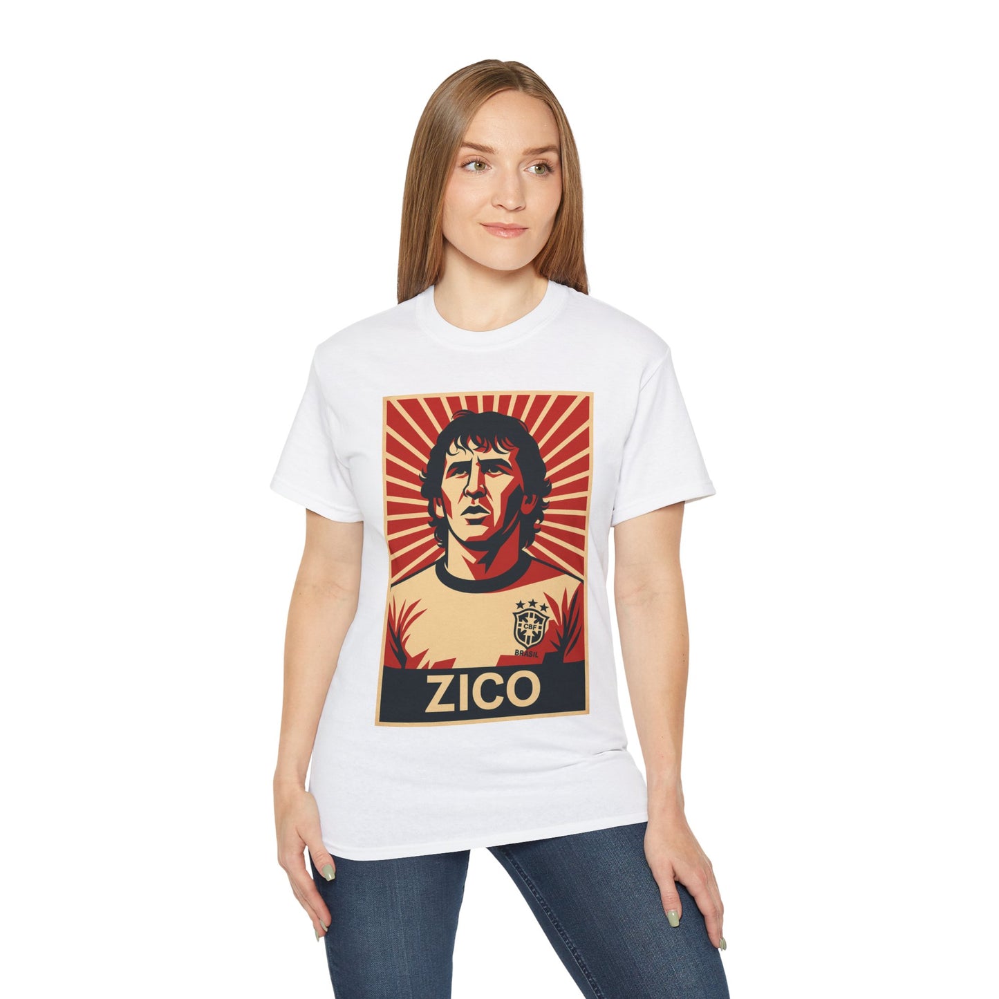 Zico Poster T-Shirt - Brazil