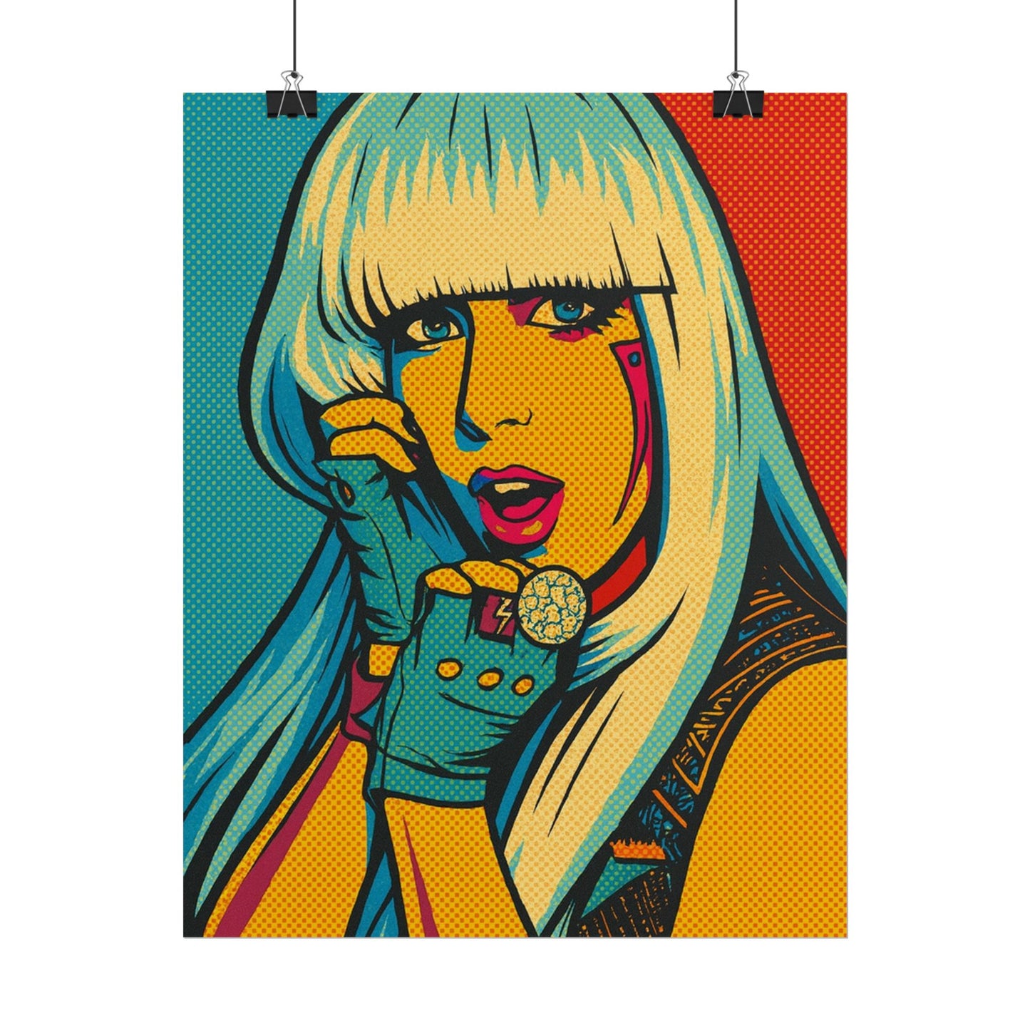 Lady G a g a Pop Art Poster