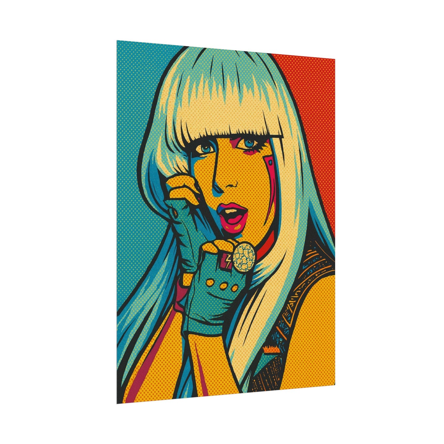 Lady G a g a Pop Art Poster