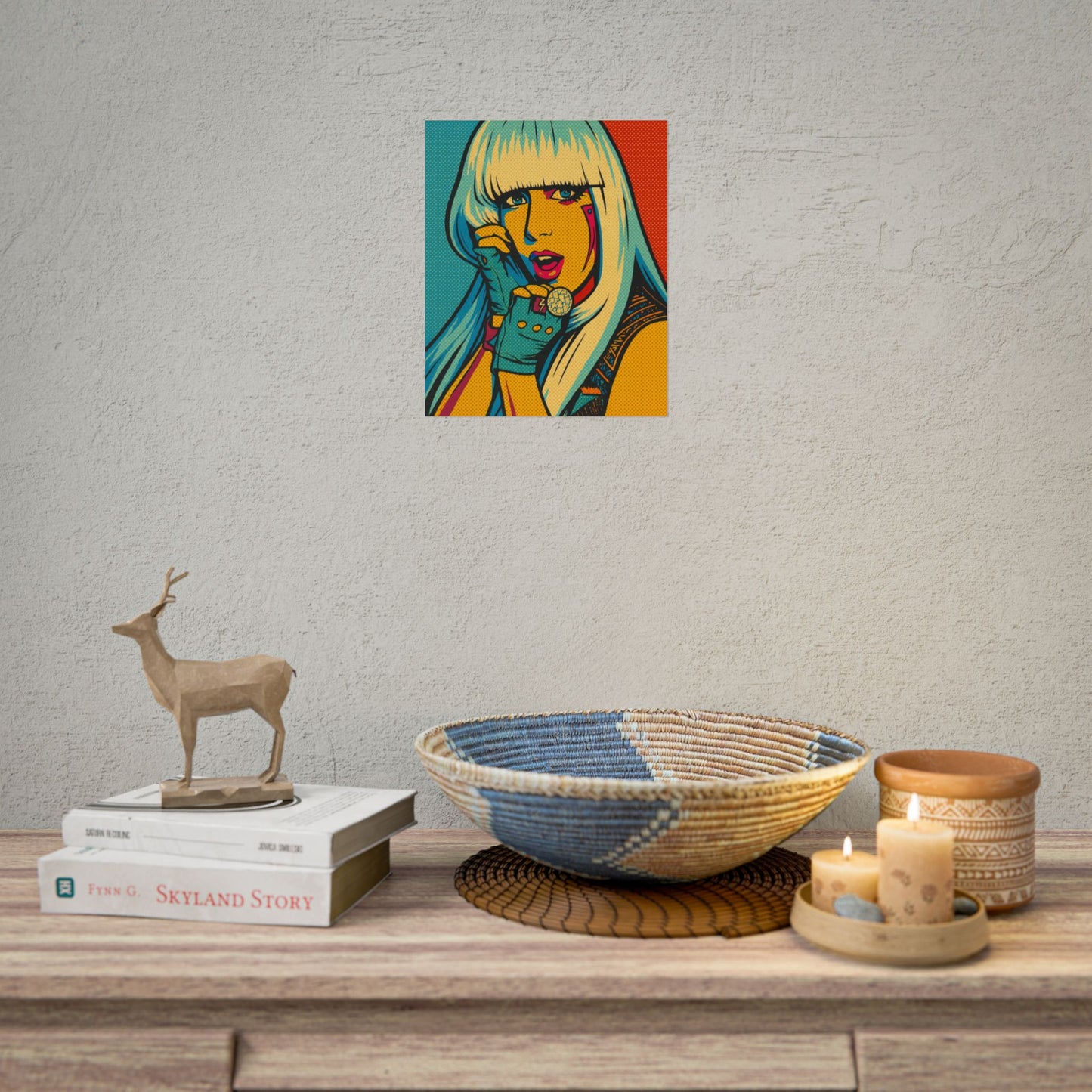 Lady G a g a Pop Art Poster