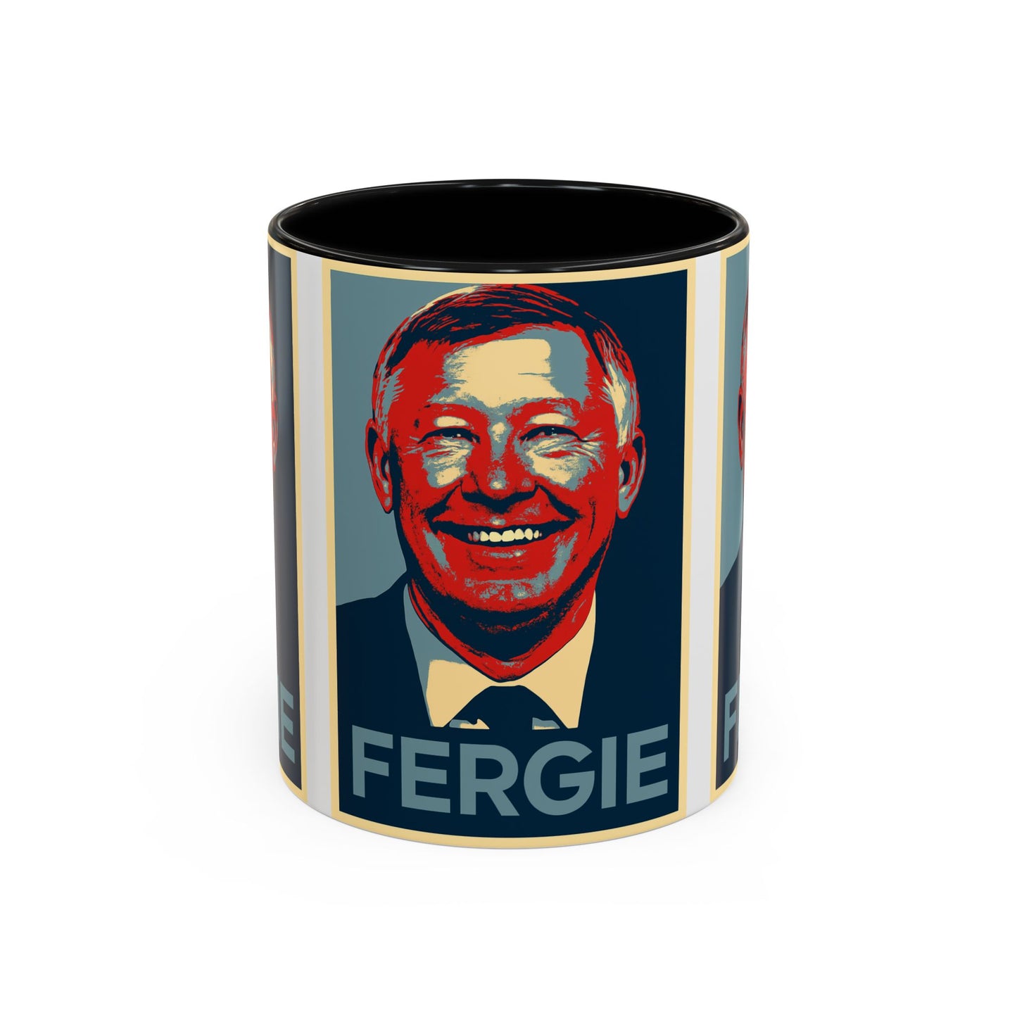 Alex Ferguson Hope Poster Mug - Manchester United