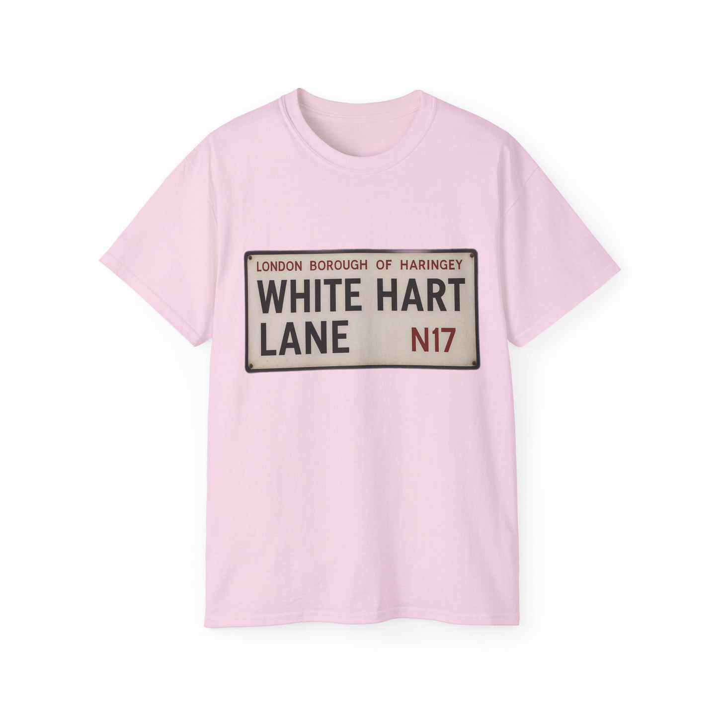 White Hart Lane Tottenham Hotspur Road Sign T-Shirt